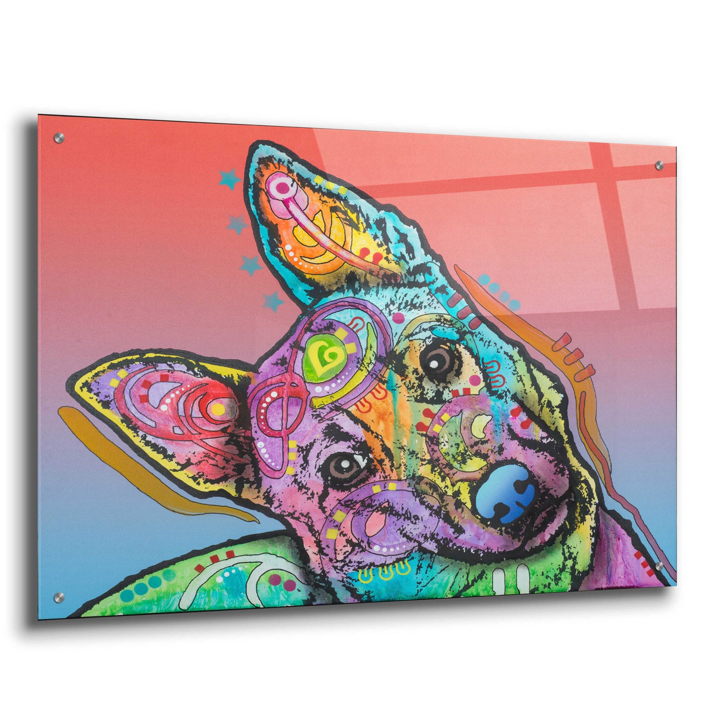 Epic Art 'Abby Custom' by Dean Russo, Acrylic Glass Wall Art,36x24