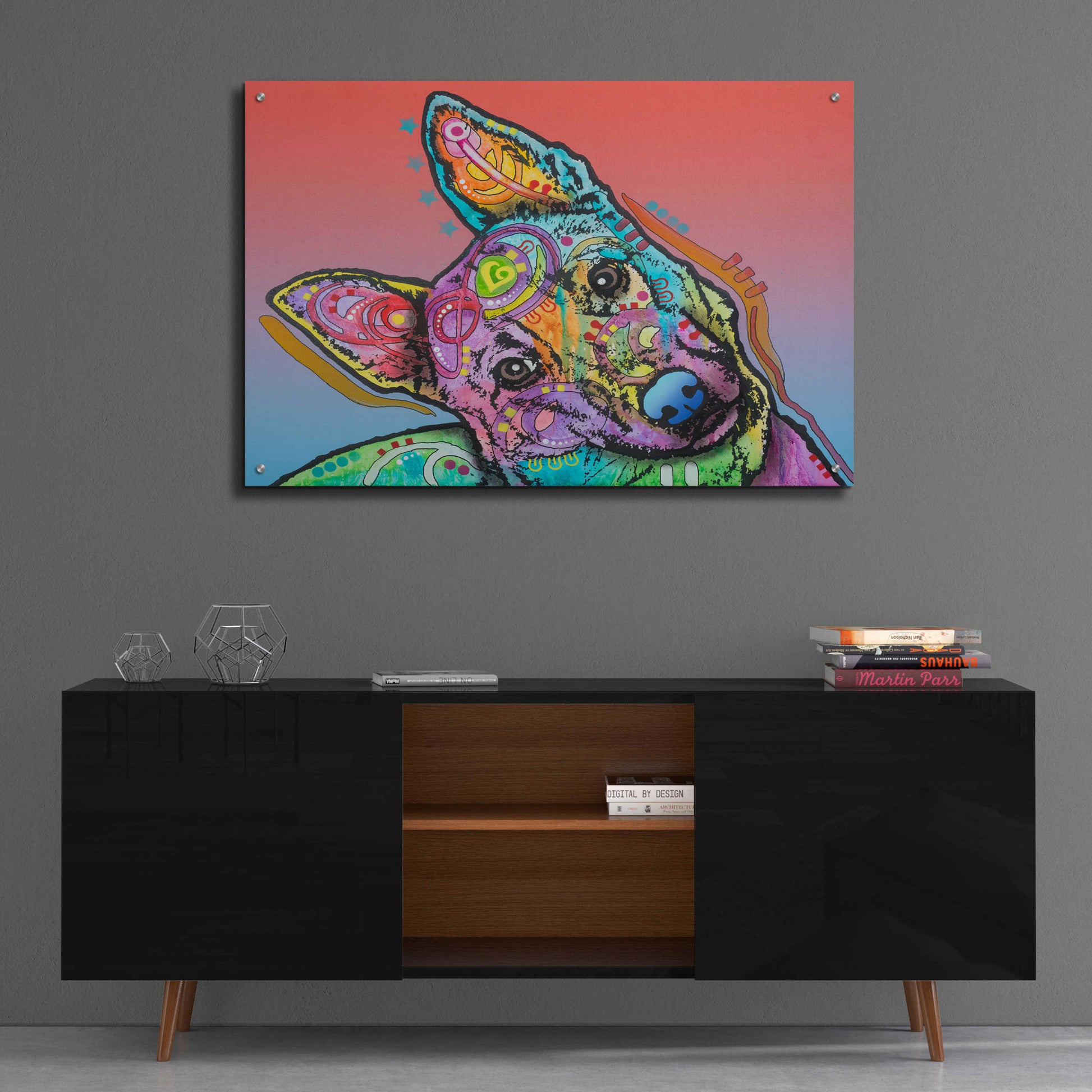 Epic Art 'Abby Custom' by Dean Russo, Acrylic Glass Wall Art,36x24