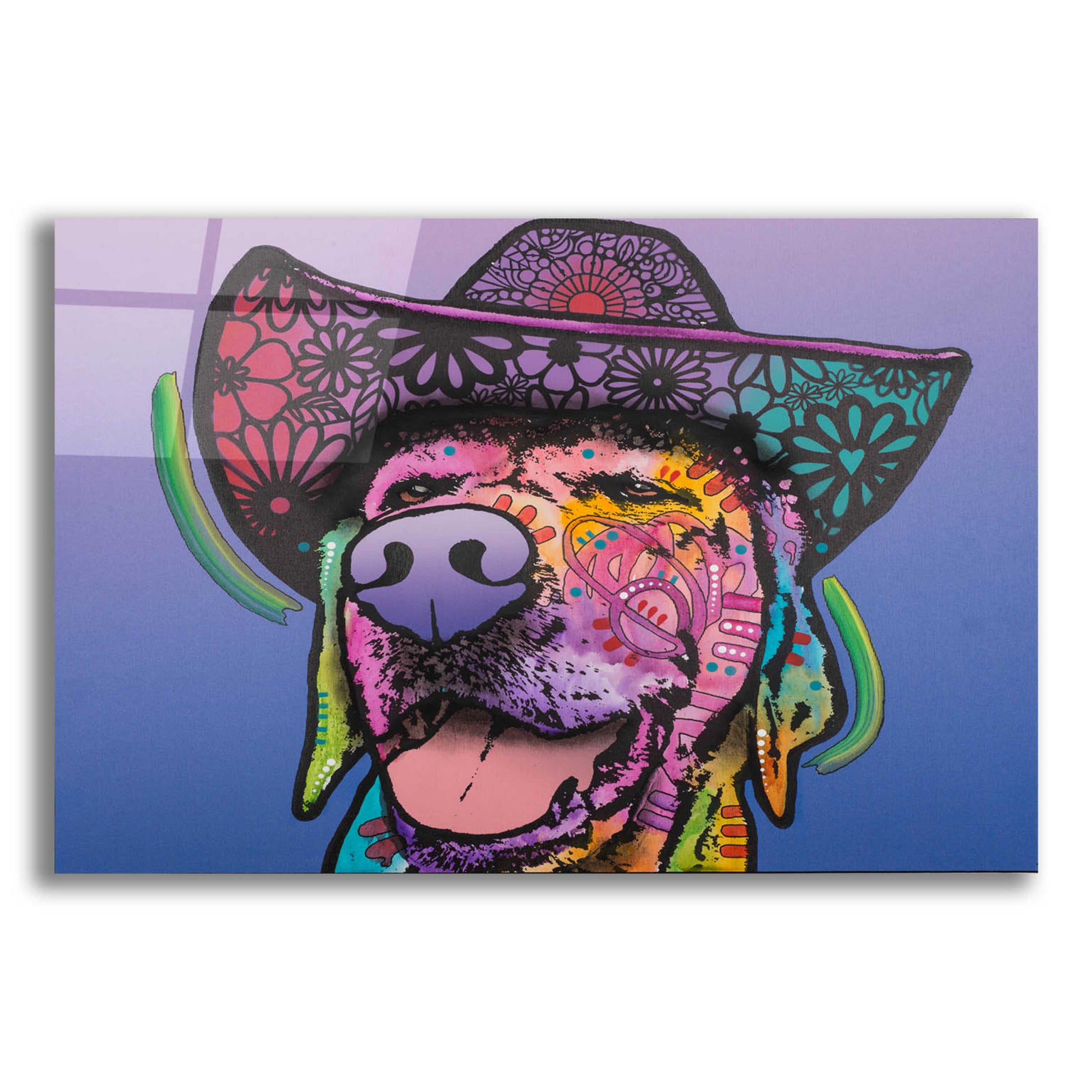 Epic Art 'Penelope' by Dean Russo, Acrylic Glass Wall Art,16x12