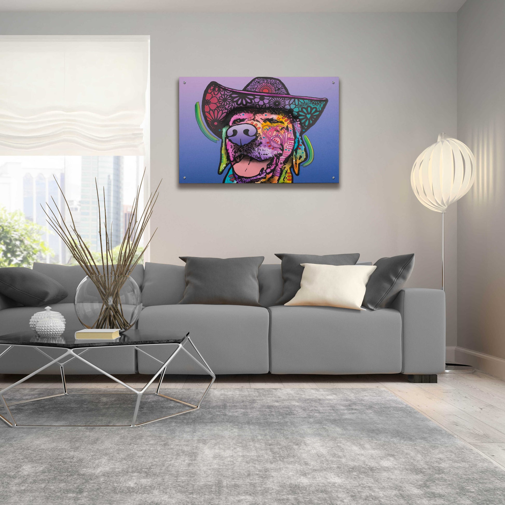 Epic Art 'Penelope' by Dean Russo, Acrylic Glass Wall Art,36x24