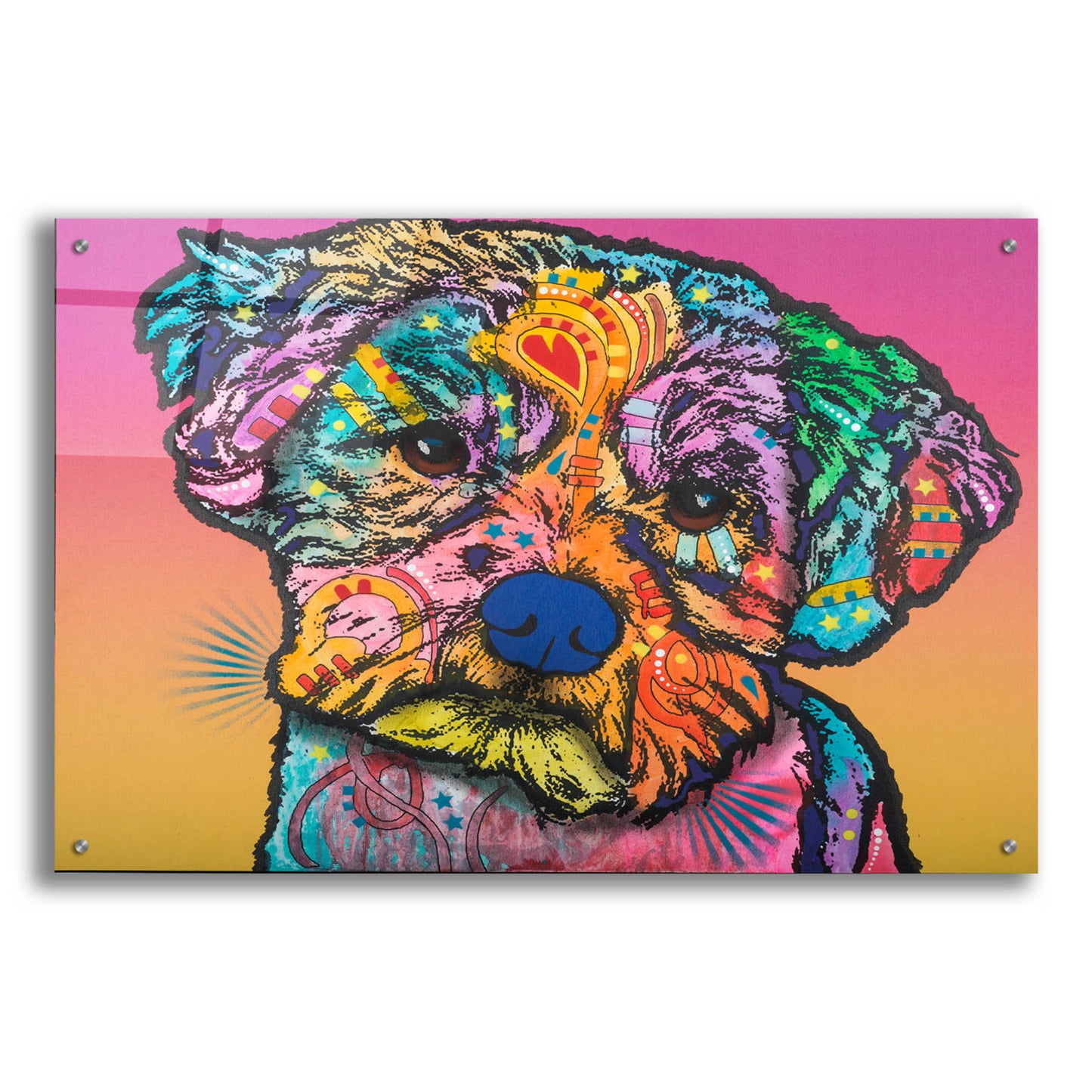 Epic Art 'Quincy-004' by Dean Russo, Acrylic Glass Wall Art,36x24