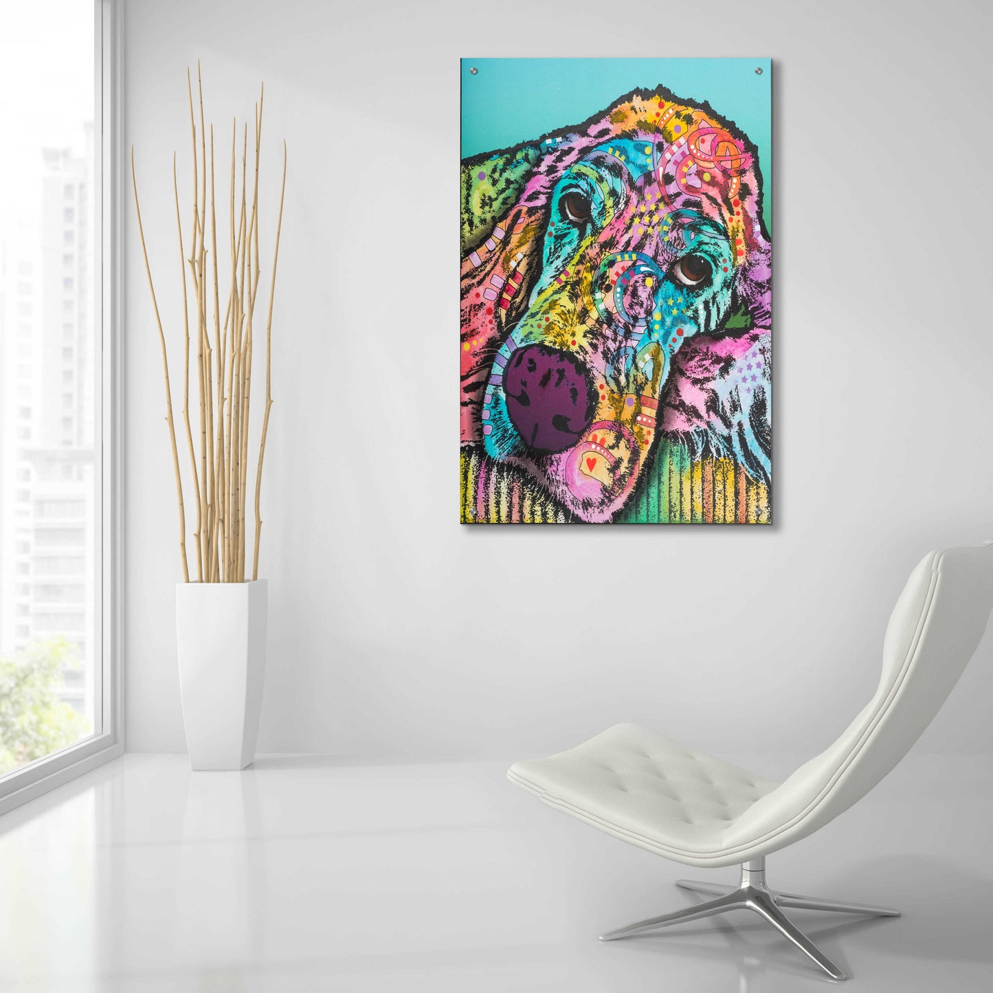 Epic Art 'Sadie-005' by Dean Russo, Acrylic Glass Wall Art,24x36