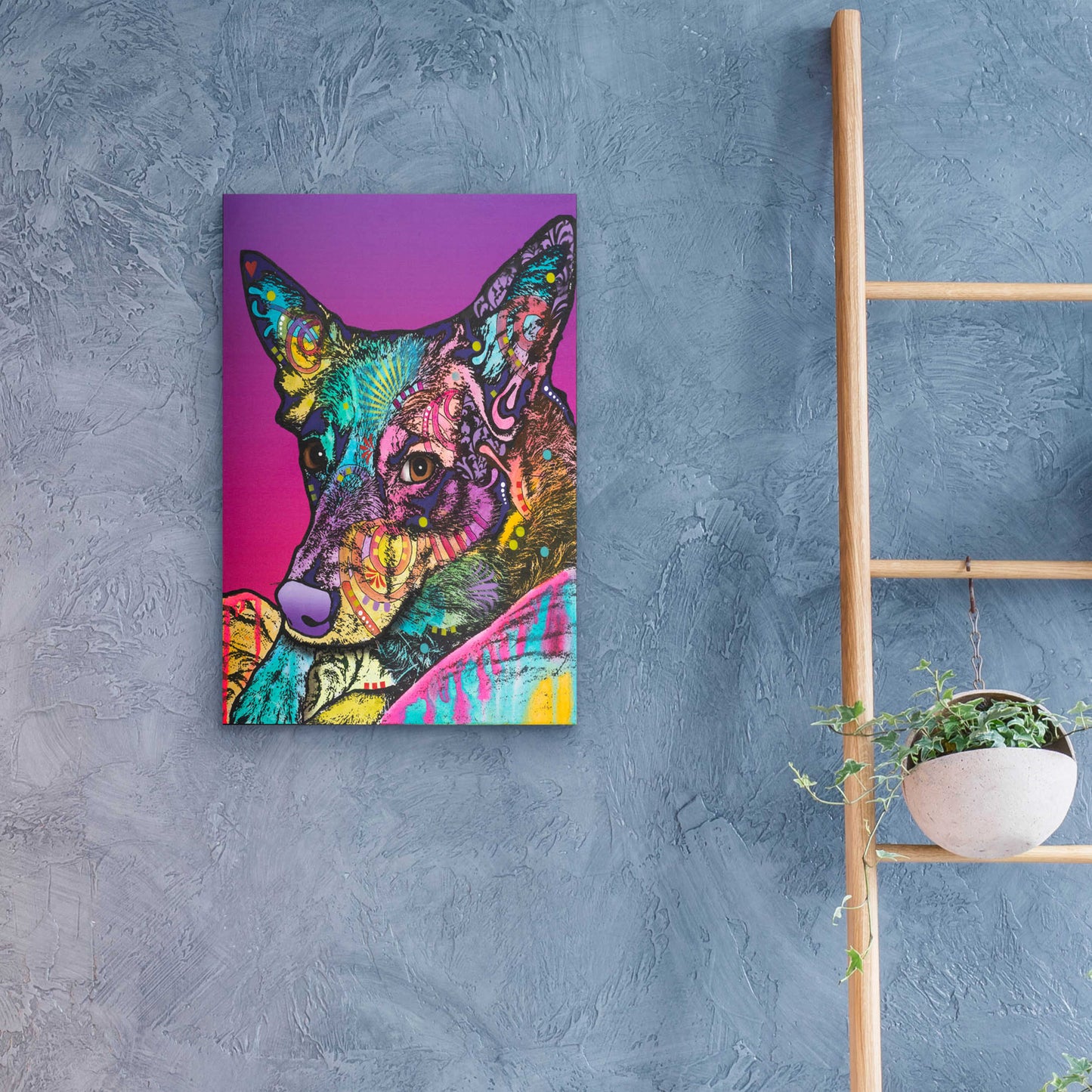 Epic Art 'Zena-004' by Dean Russo, Acrylic Glass Wall Art,16x24