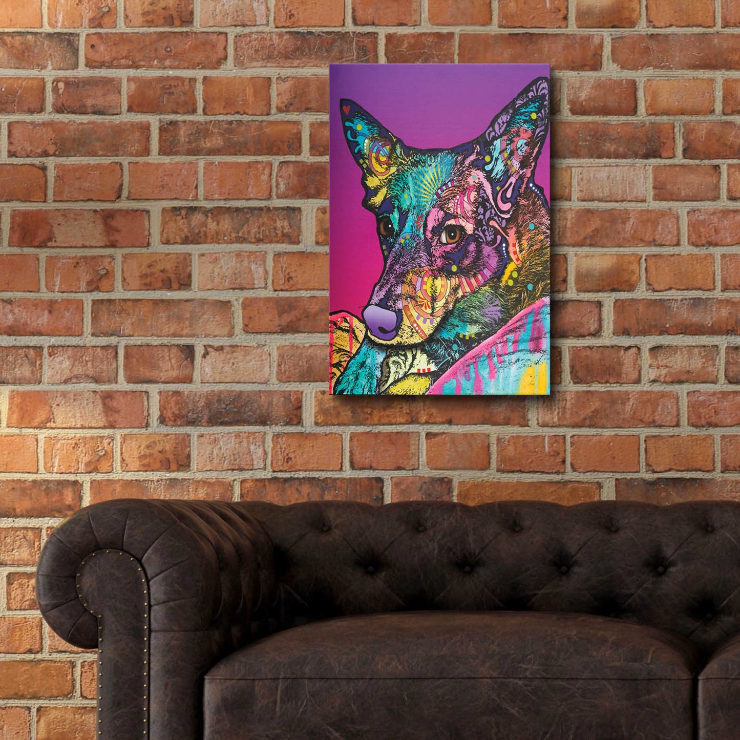 Epic Art 'Zena-004' by Dean Russo, Acrylic Glass Wall Art,16x24