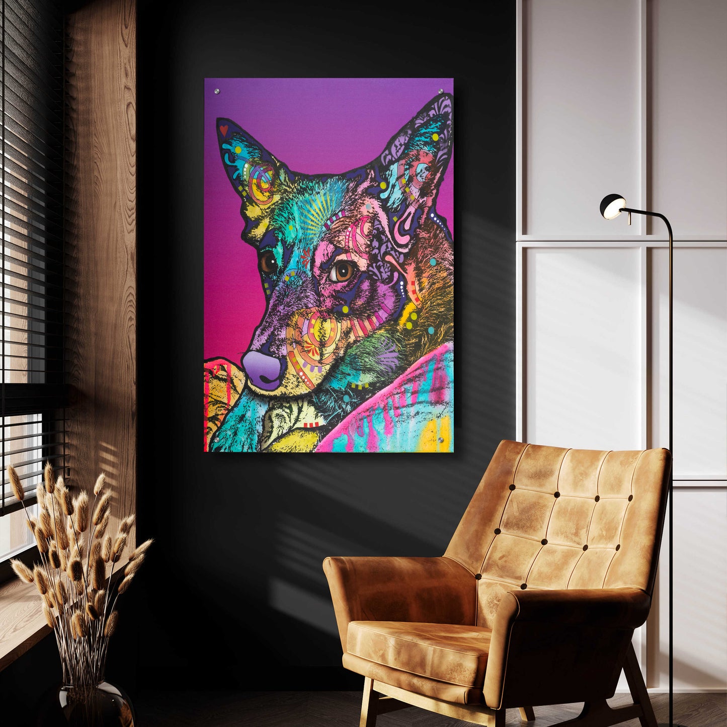 Epic Art 'Zena-004' by Dean Russo, Acrylic Glass Wall Art,24x36