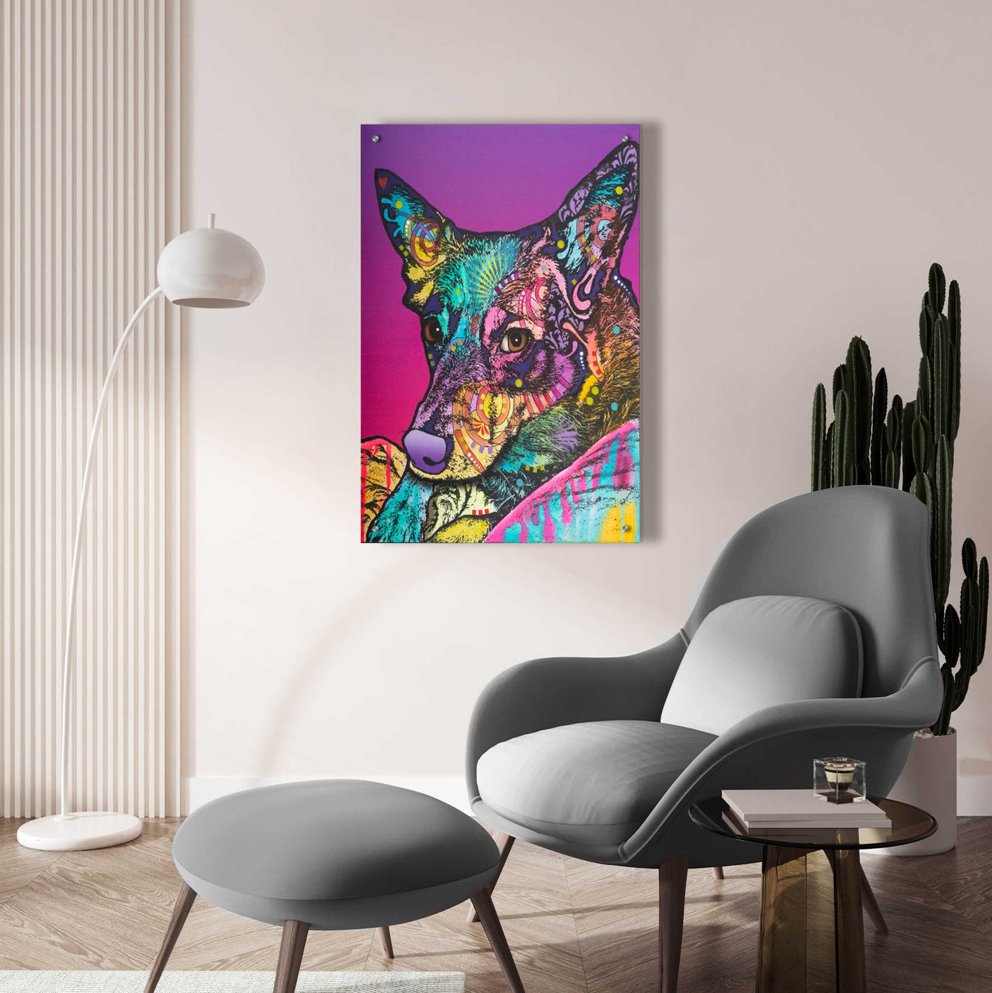 Epic Art 'Zena-004' by Dean Russo, Acrylic Glass Wall Art,24x36