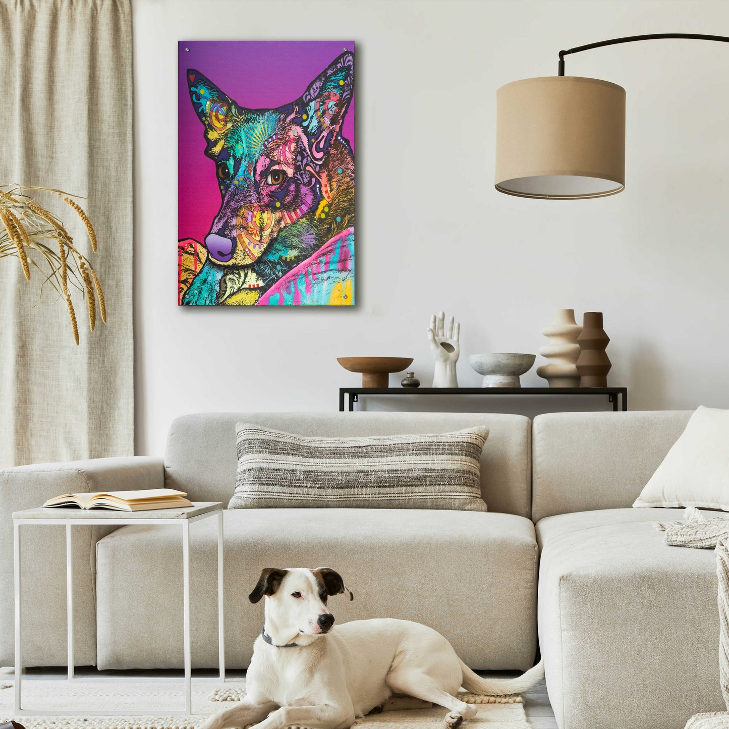 Epic Art 'Zena-004' by Dean Russo, Acrylic Glass Wall Art,24x36