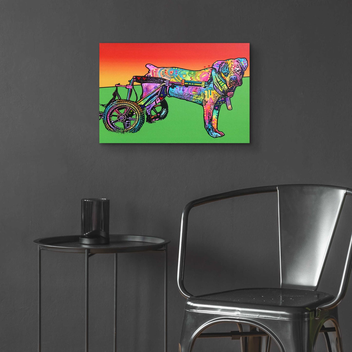 Epic Art 'Ospa on wheels' by Dean Russo, Acrylic Glass Wall Art,24x16