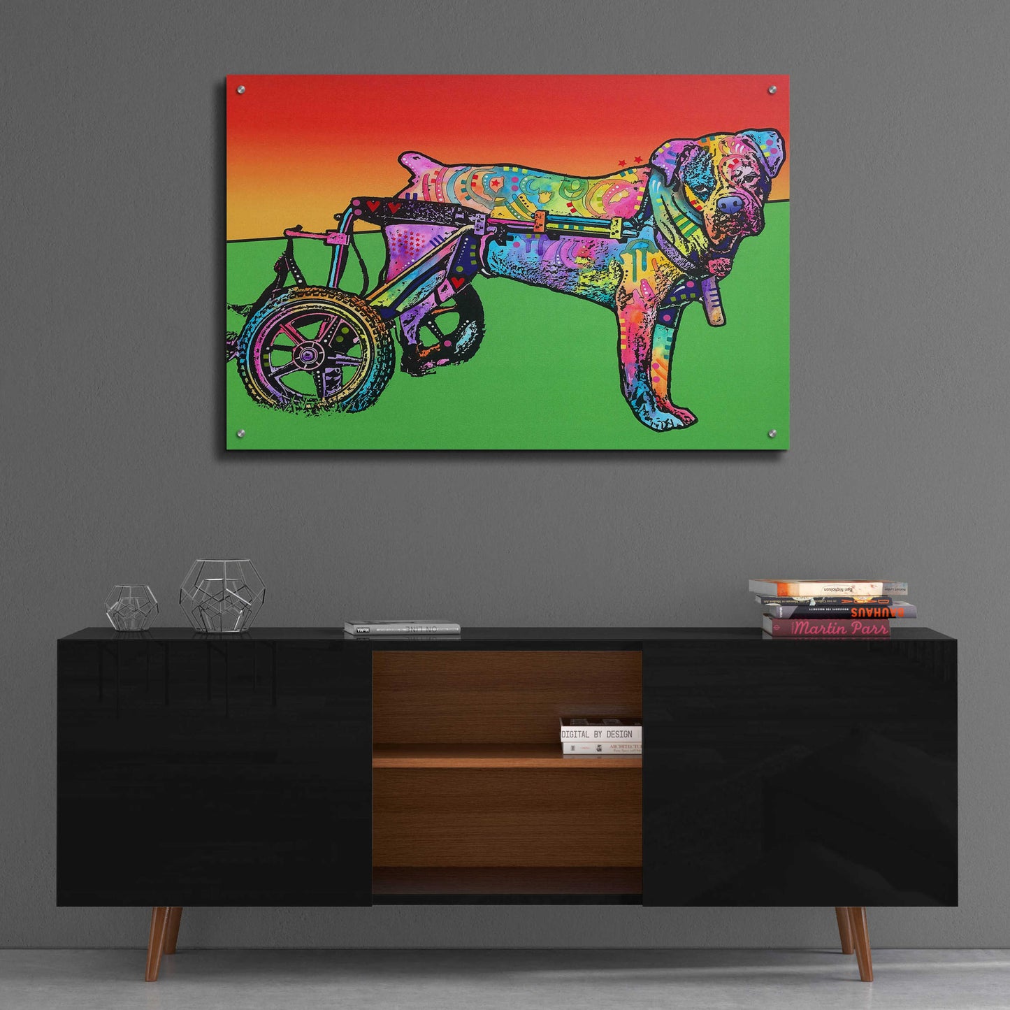 Epic Art 'Ospa on wheels' by Dean Russo, Acrylic Glass Wall Art,36x24