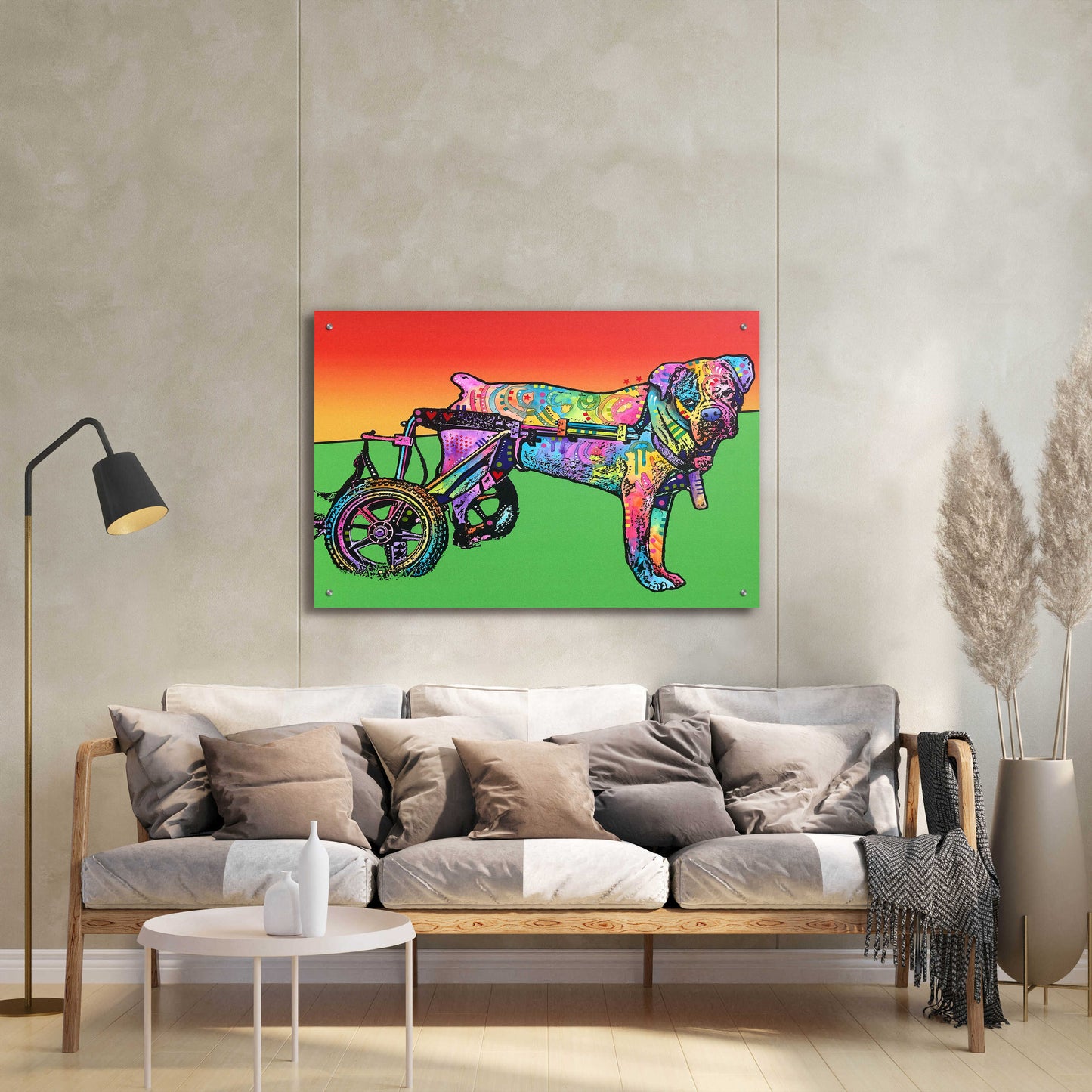 Epic Art 'Ospa on wheels' by Dean Russo, Acrylic Glass Wall Art,36x24