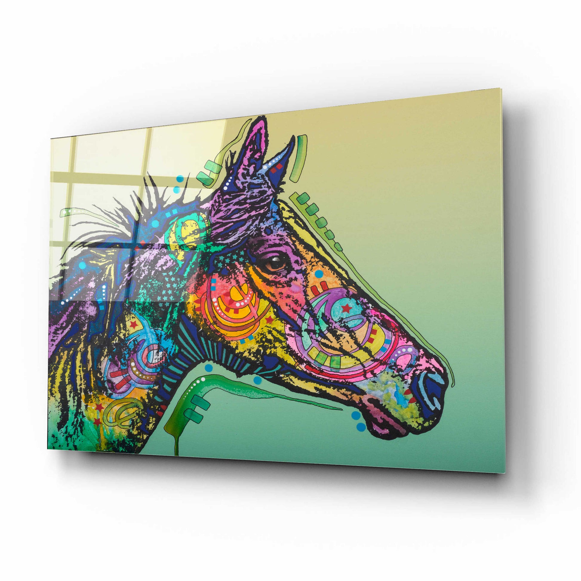 Epic Art 'Basha Custom-3' by Dean Russo, Acrylic Glass Wall Art,16x12