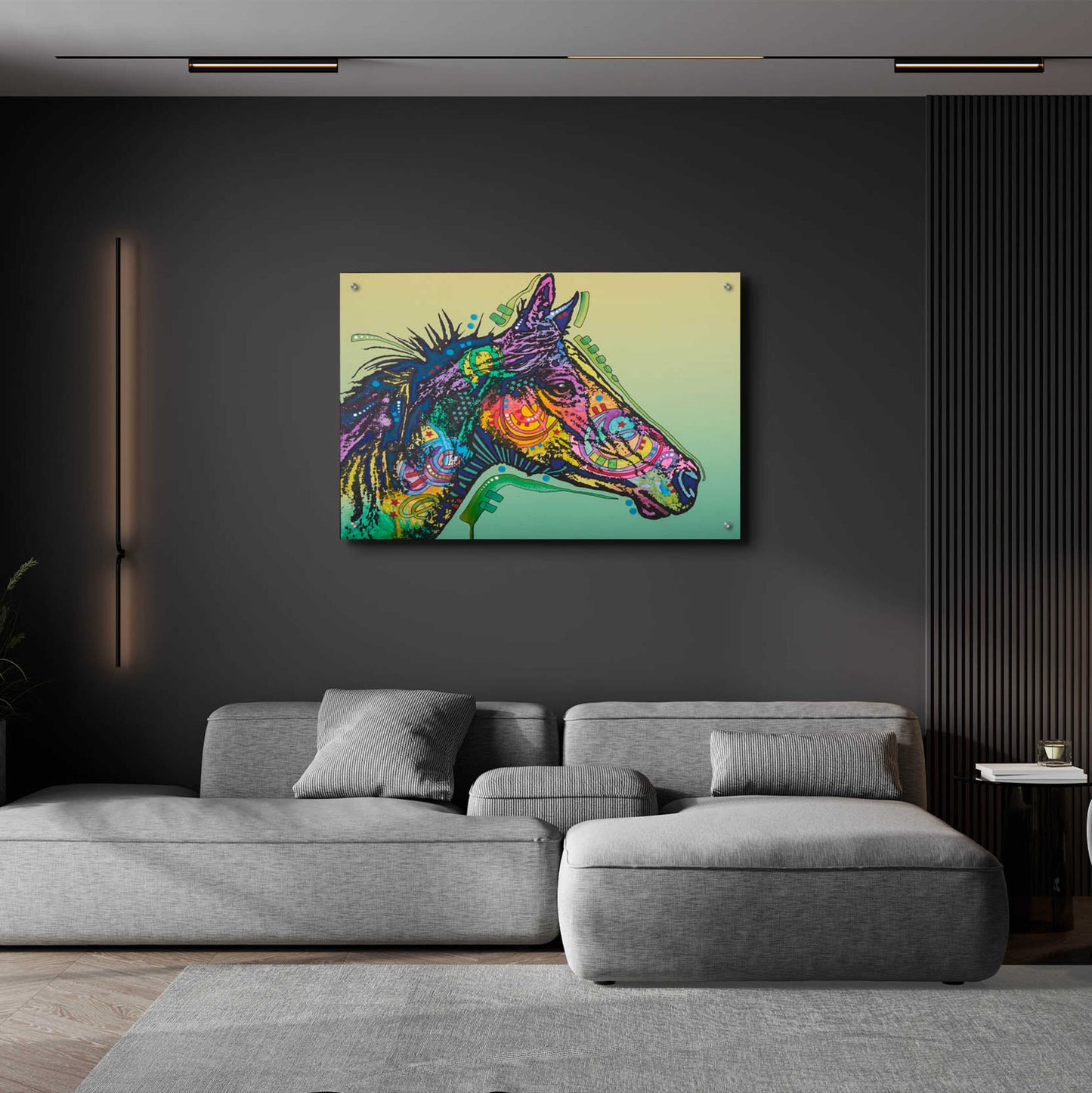 Epic Art 'Basha Custom-3' by Dean Russo, Acrylic Glass Wall Art,36x24