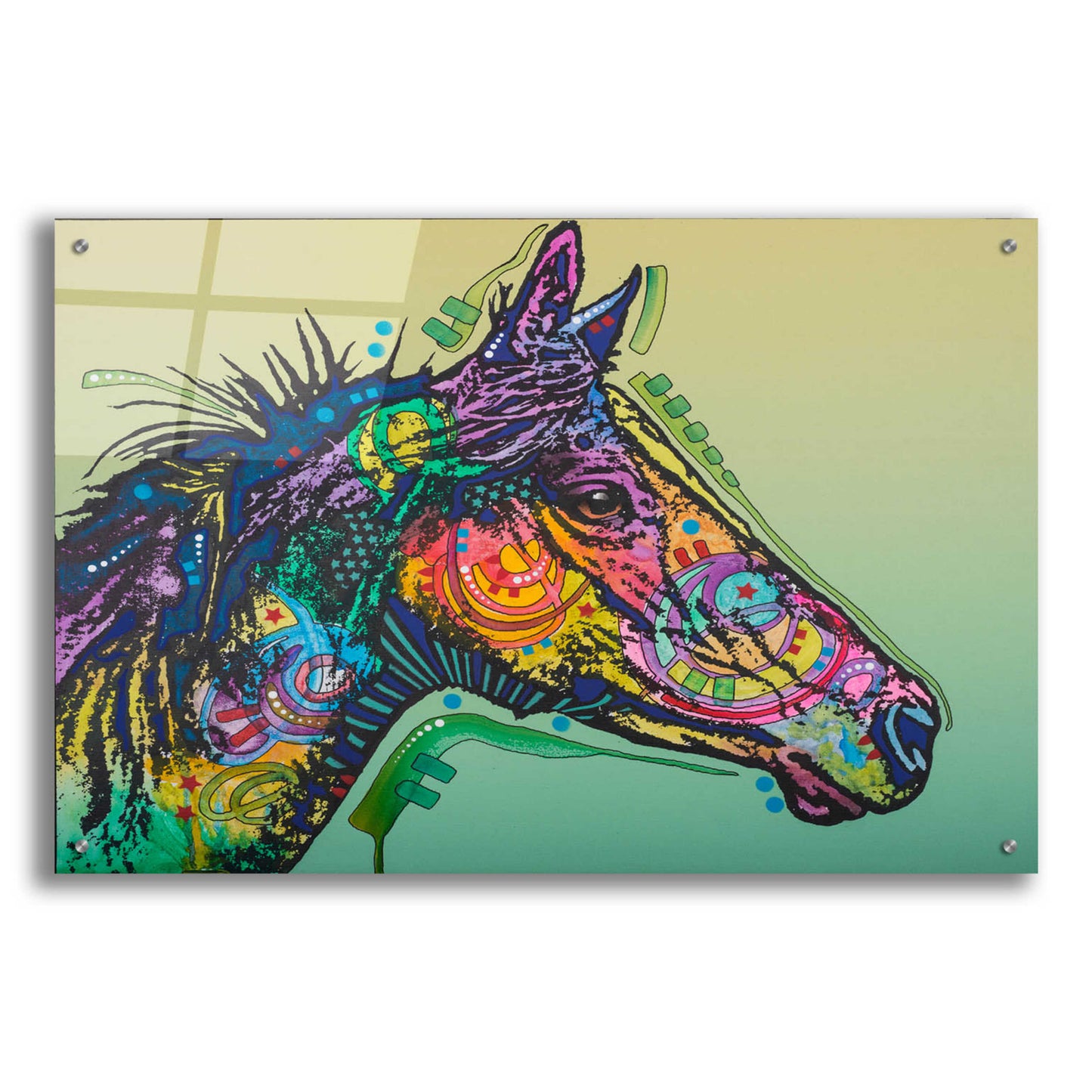 Epic Art 'Basha Custom-3' by Dean Russo, Acrylic Glass Wall Art,36x24