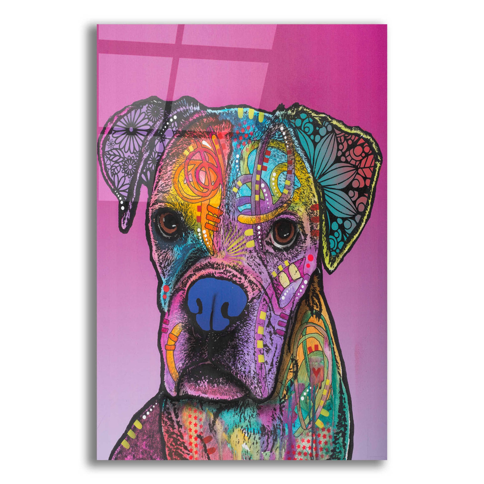 Epic Art 'Gertie Custom-1' by Dean Russo, Acrylic Glass Wall Art,12x16