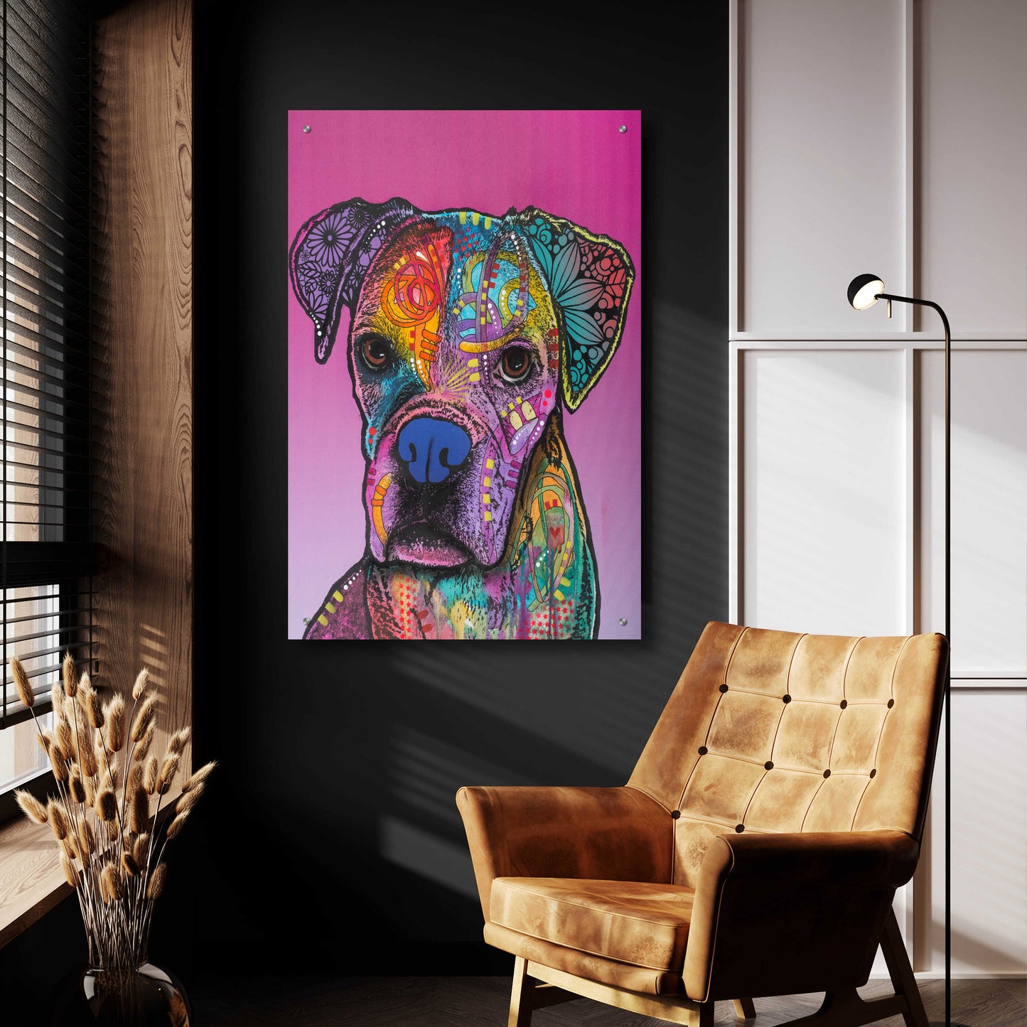 Epic Art 'Gertie Custom-1' by Dean Russo, Acrylic Glass Wall Art,24x36