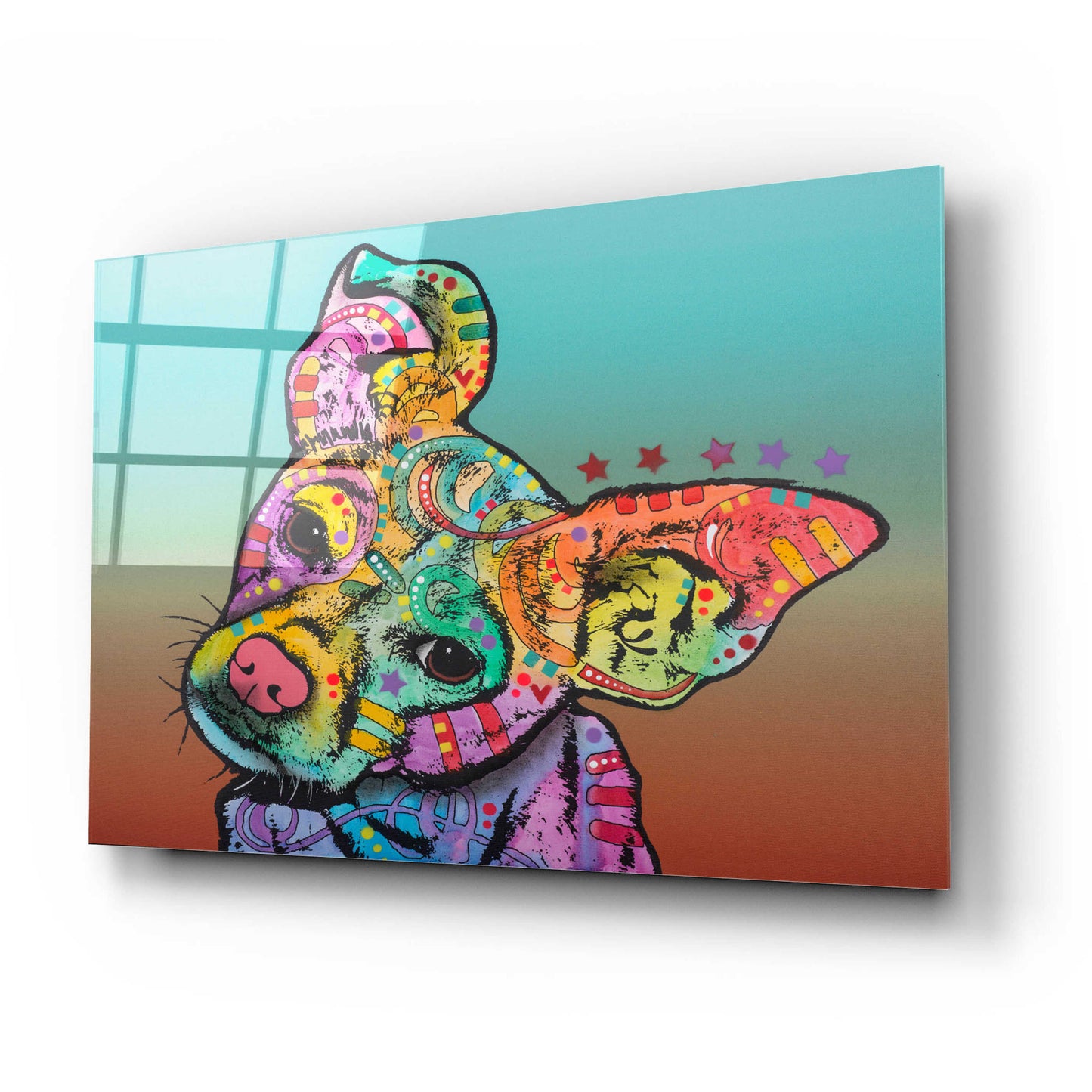 Epic Art 'Rigby Custom-3' by Dean Russo, Acrylic Glass Wall Art,24x16