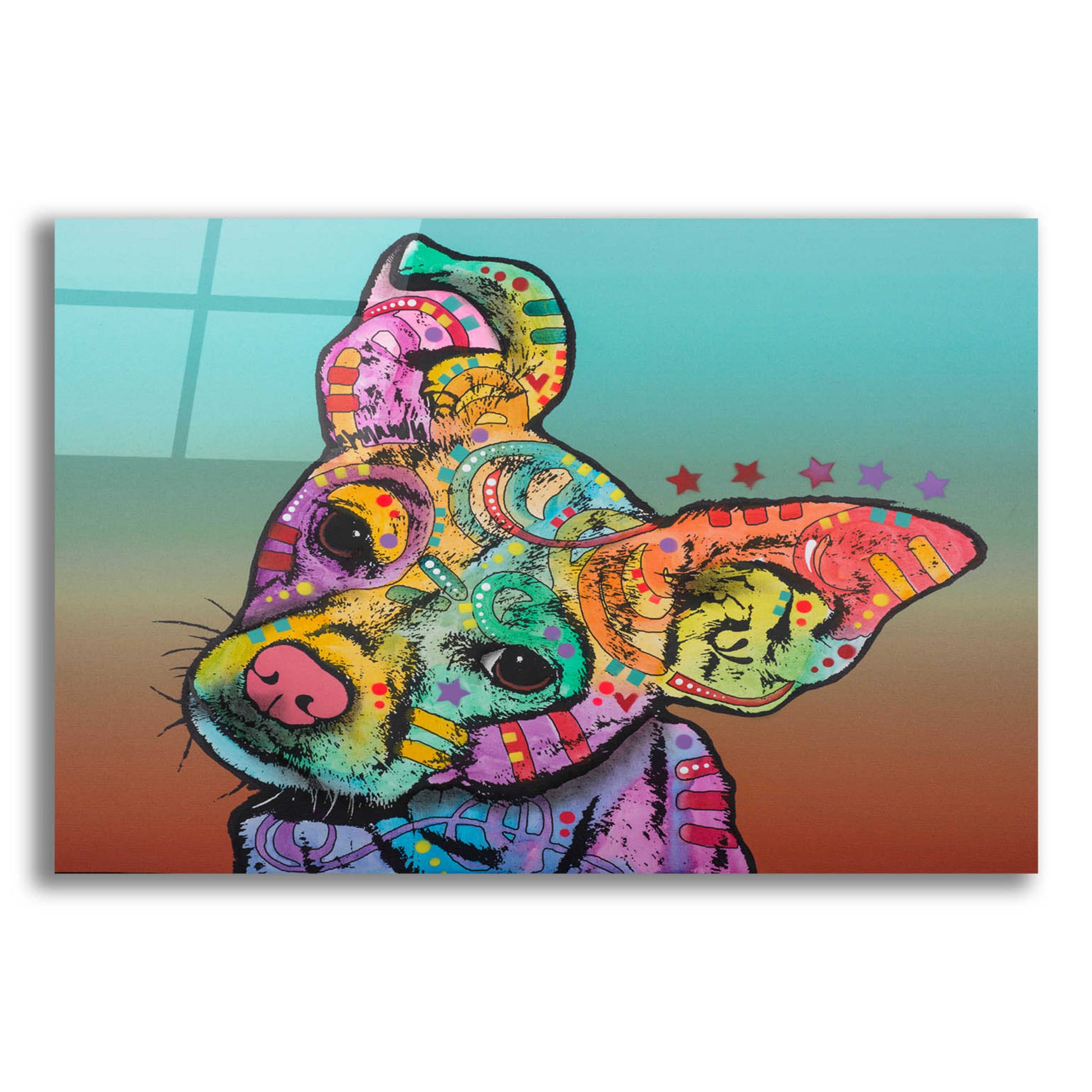 Epic Art 'Rigby Custom-3' by Dean Russo, Acrylic Glass Wall Art,24x16