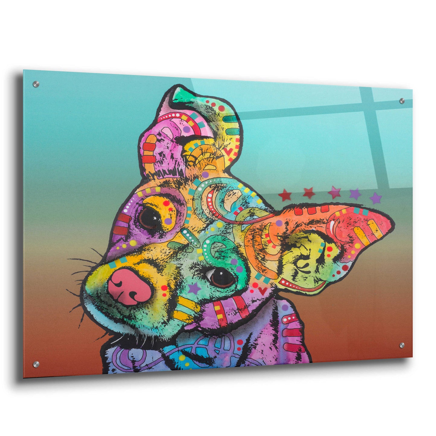 Epic Art 'Rigby Custom-3' by Dean Russo, Acrylic Glass Wall Art,36x24