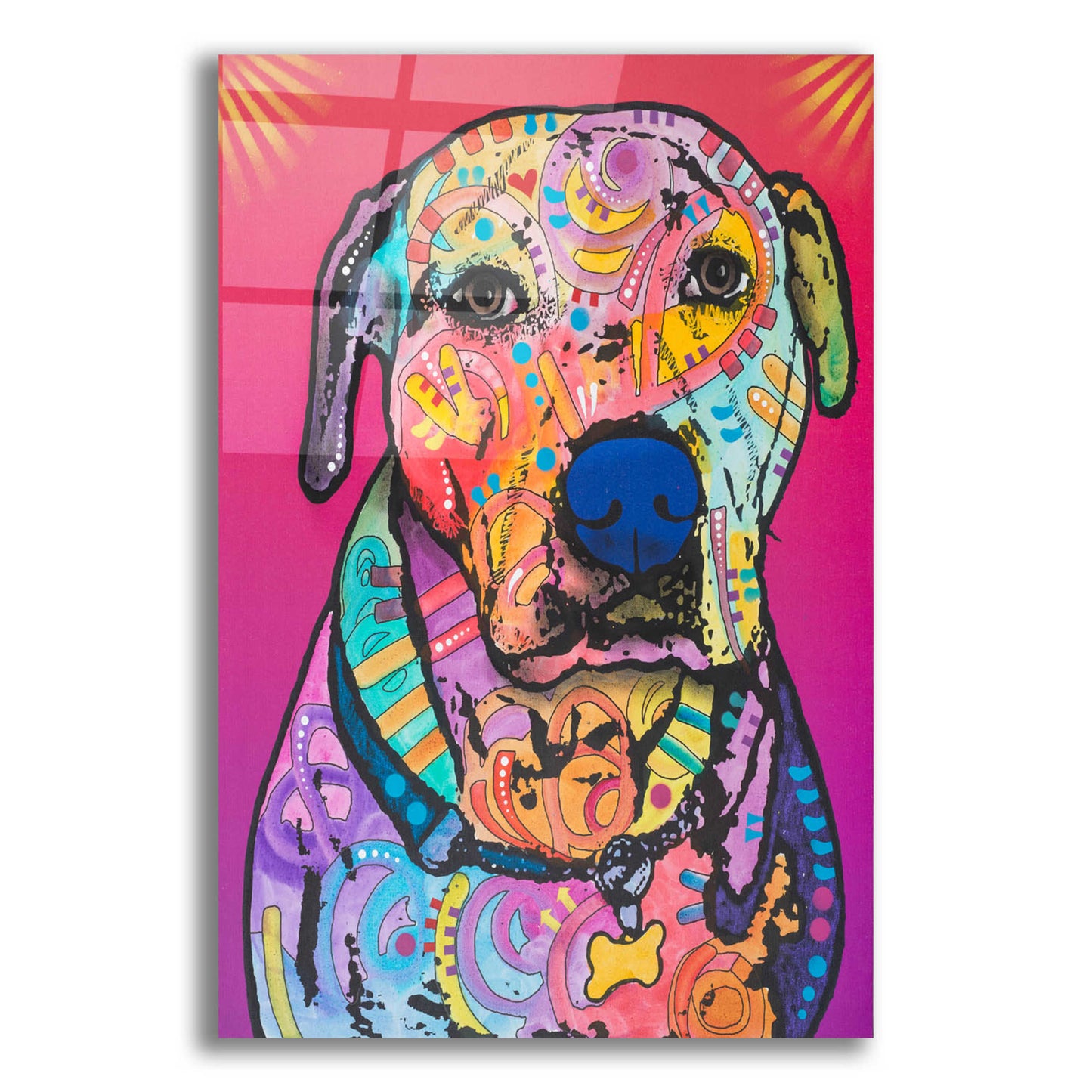 Epic Art 'Chancey' by Dean Russo, Acrylic Glass Wall Art,12x16