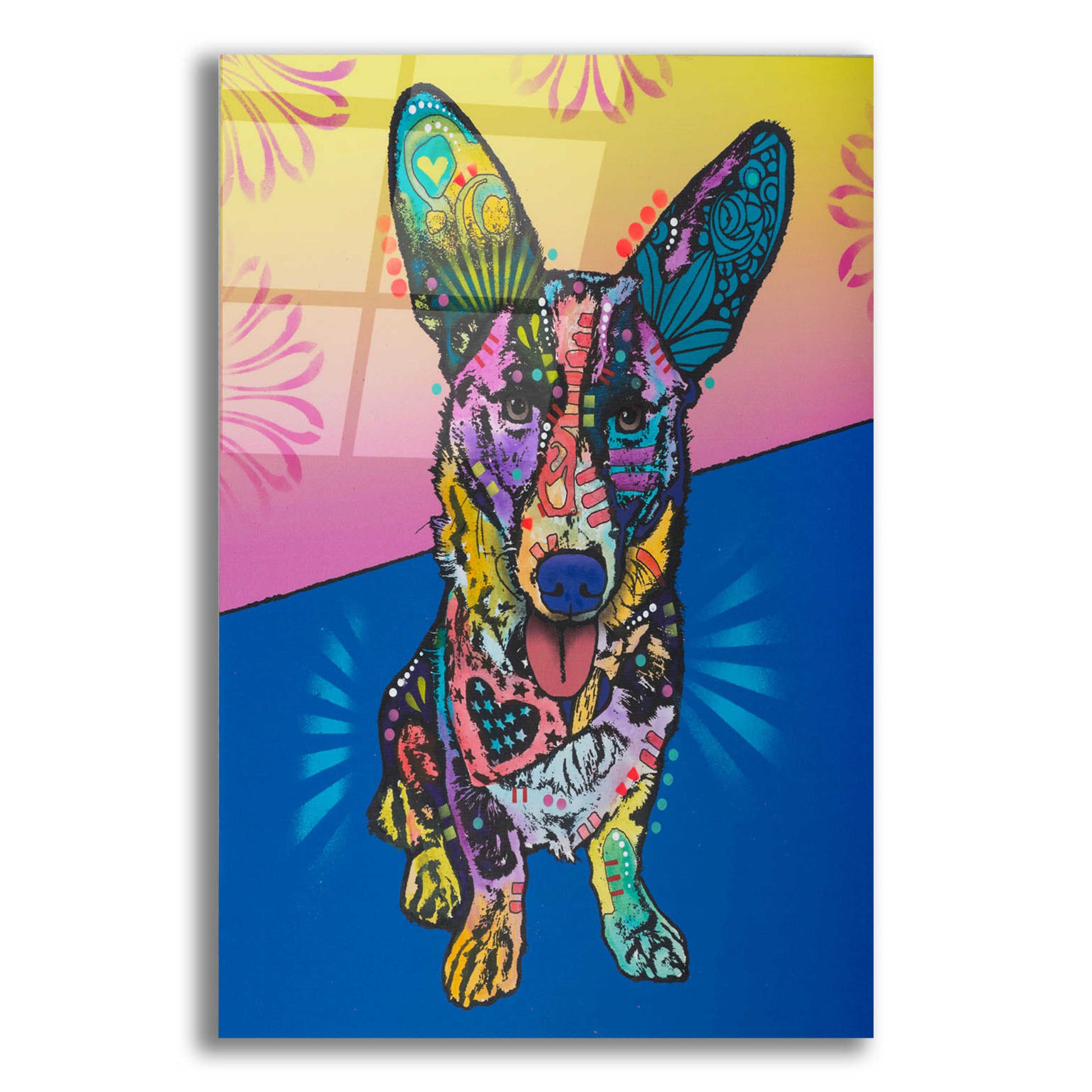 Epic Art 'Gracie' by Dean Russo, Acrylic Glass Wall Art,12x16