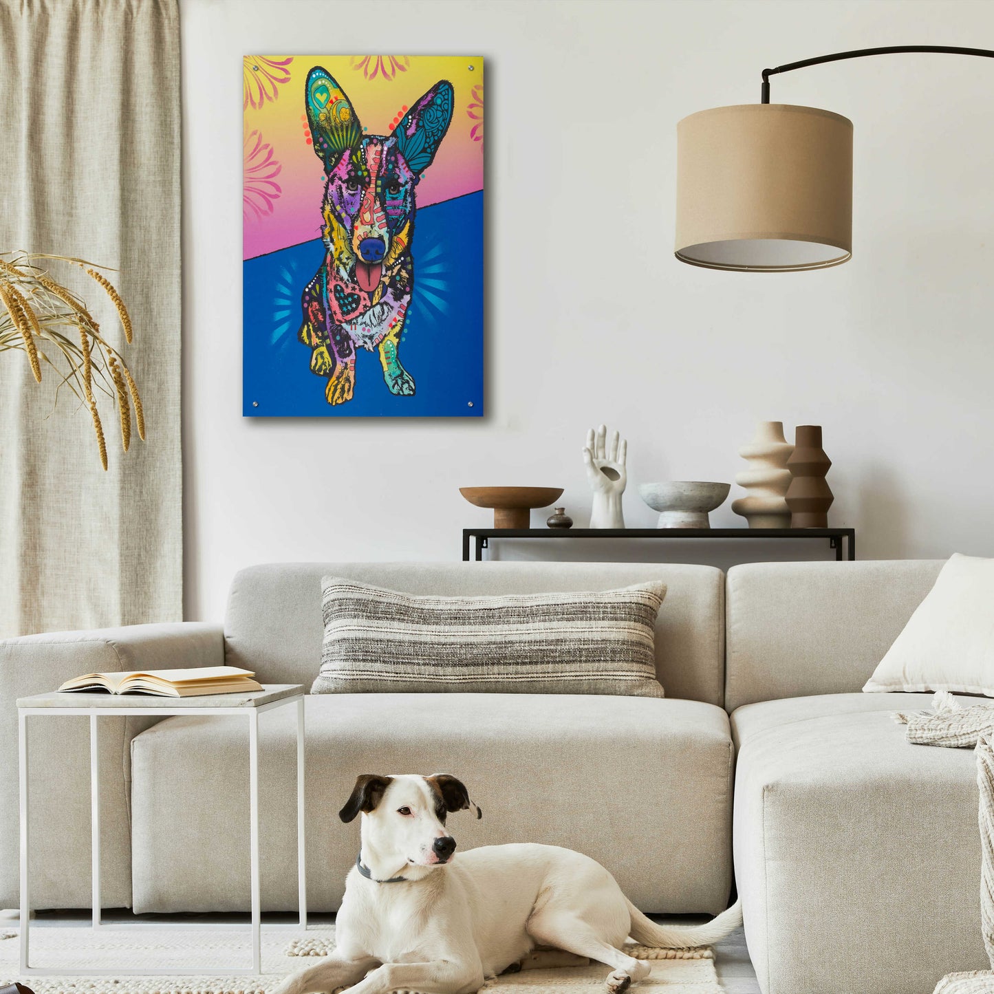 Epic Art 'Gracie' by Dean Russo, Acrylic Glass Wall Art,24x36