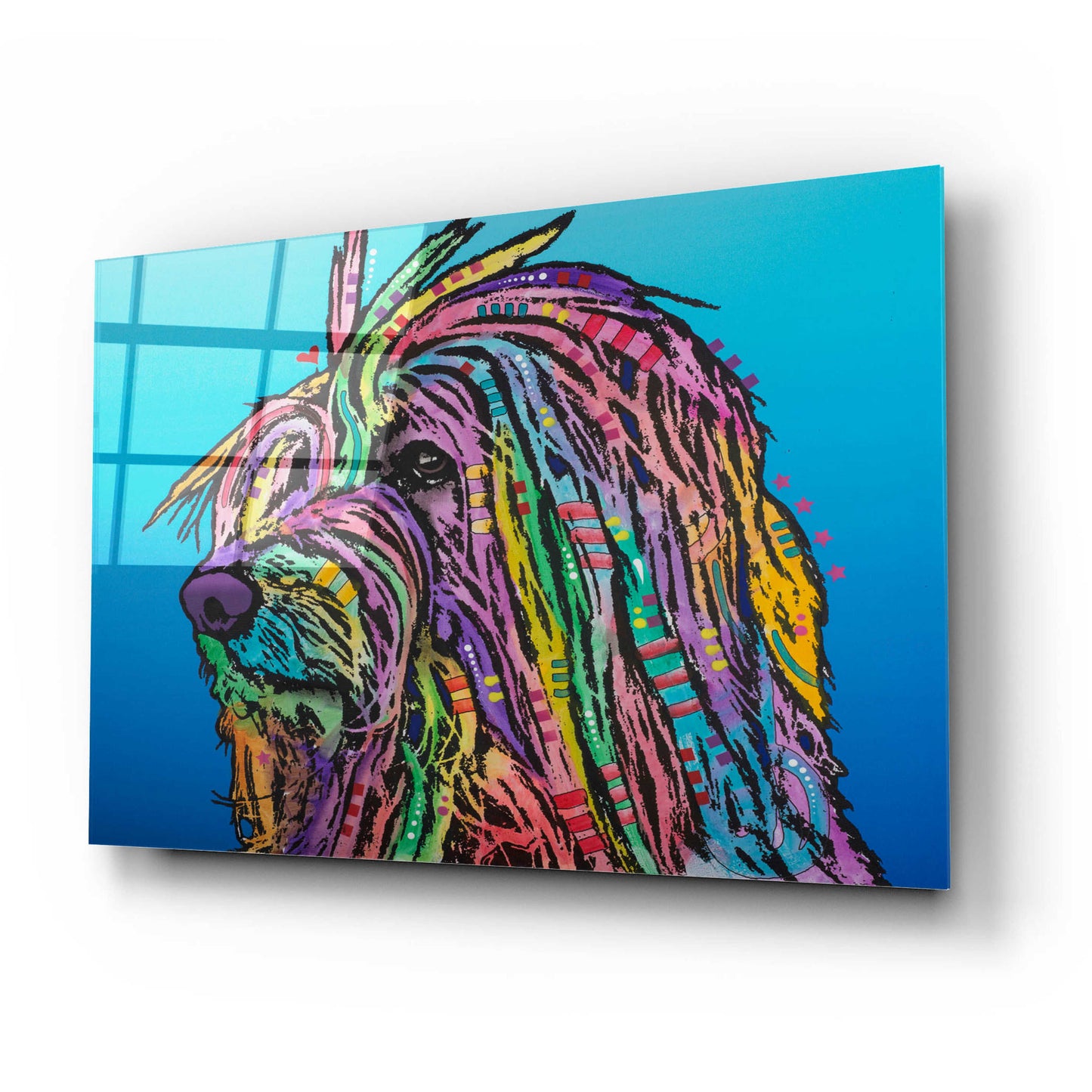 Epic Art 'Scarlett' by Dean Russo, Acrylic Glass Wall Art,24x16