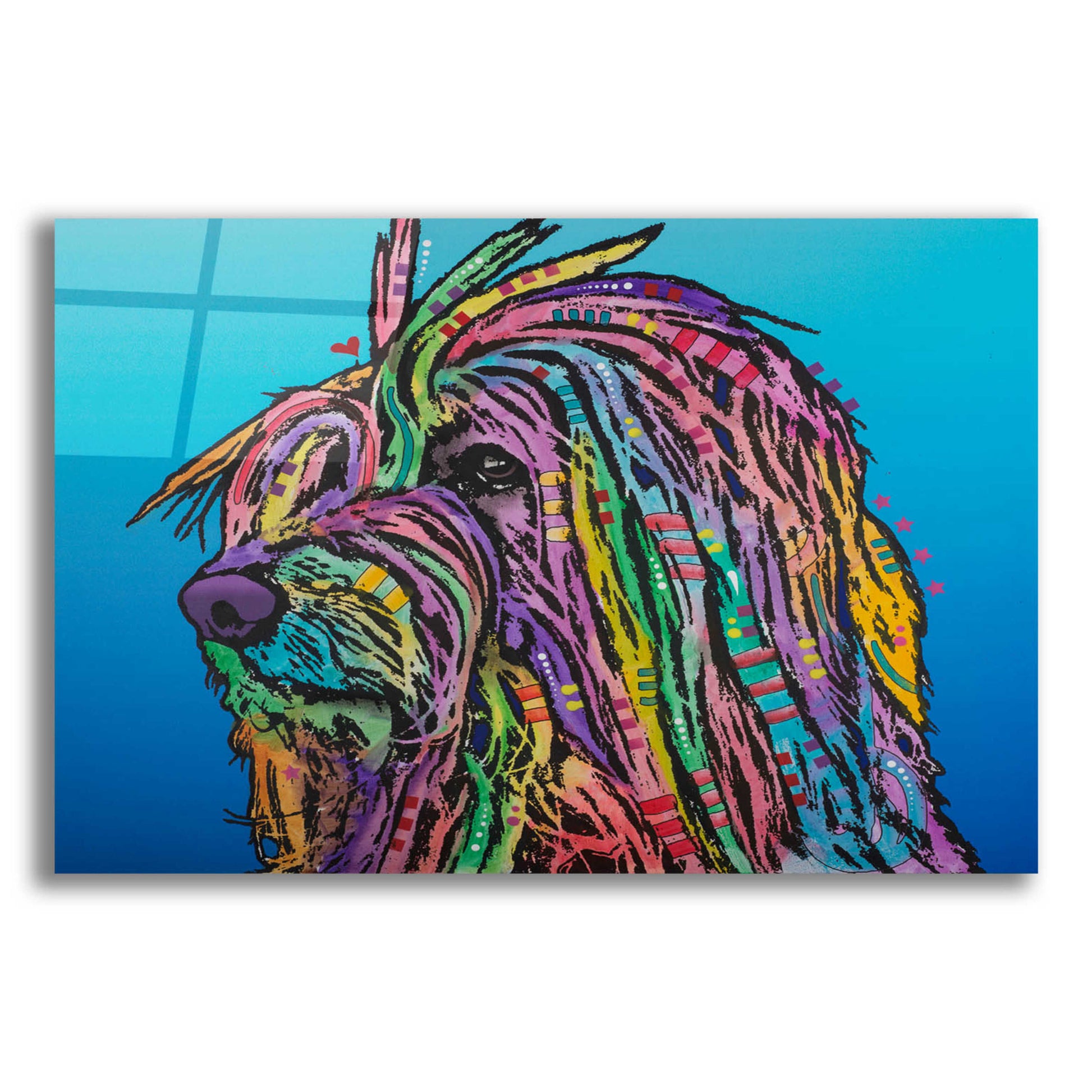 Epic Art 'Scarlett' by Dean Russo, Acrylic Glass Wall Art,24x16