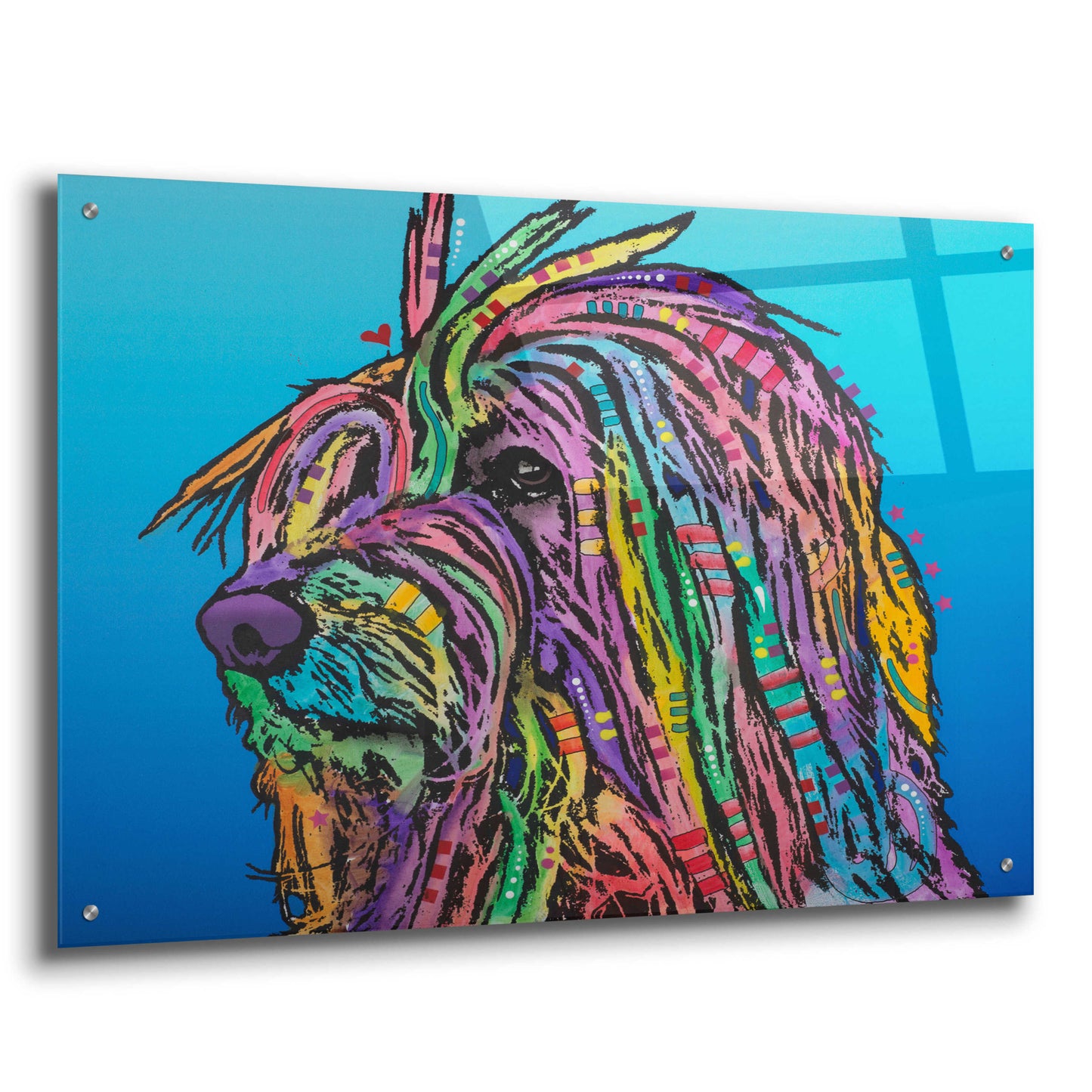 Epic Art 'Scarlett' by Dean Russo, Acrylic Glass Wall Art,36x24