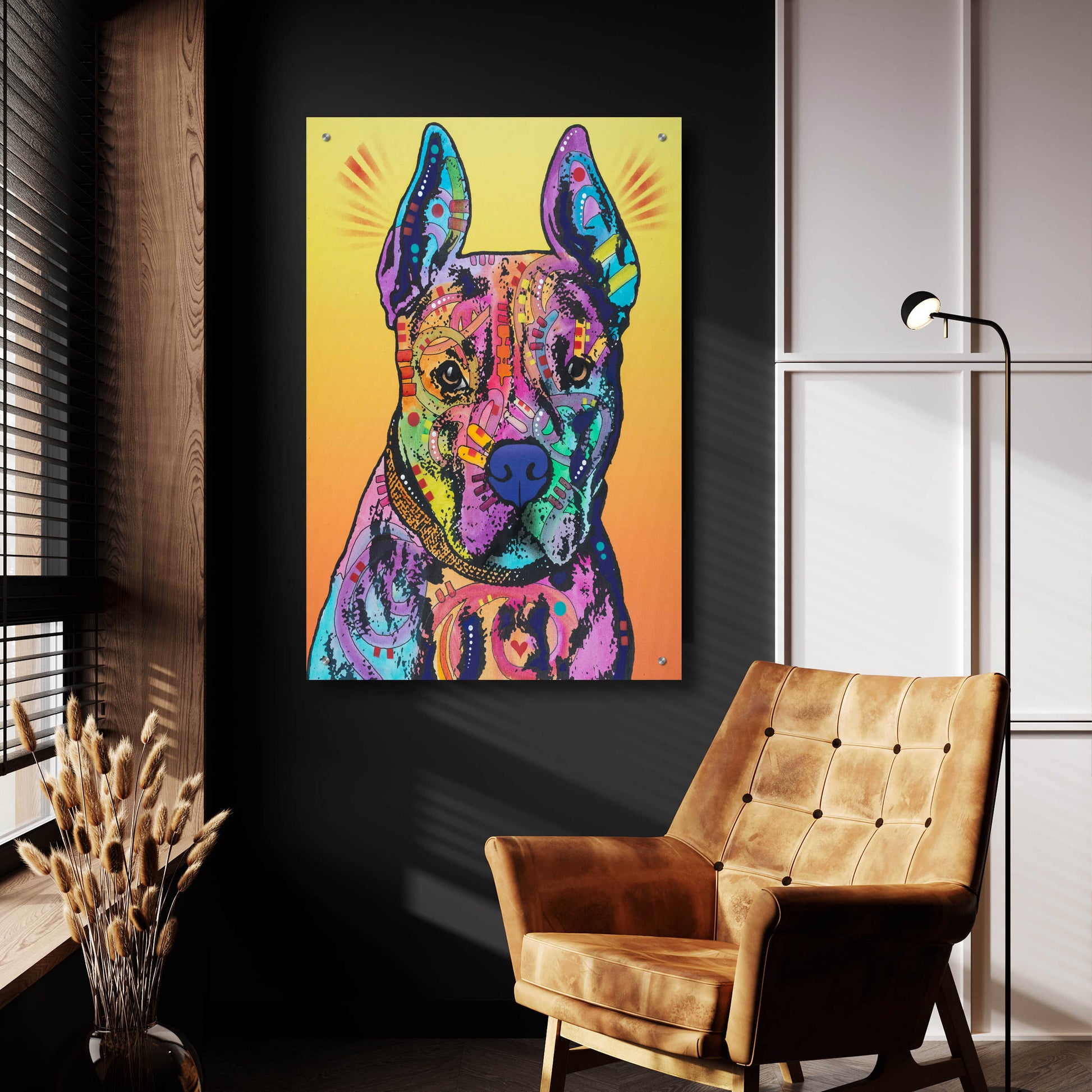 Epic Art 'Bugsy 2' by Dean Russo, Acrylic Glass Wall Art,24x36