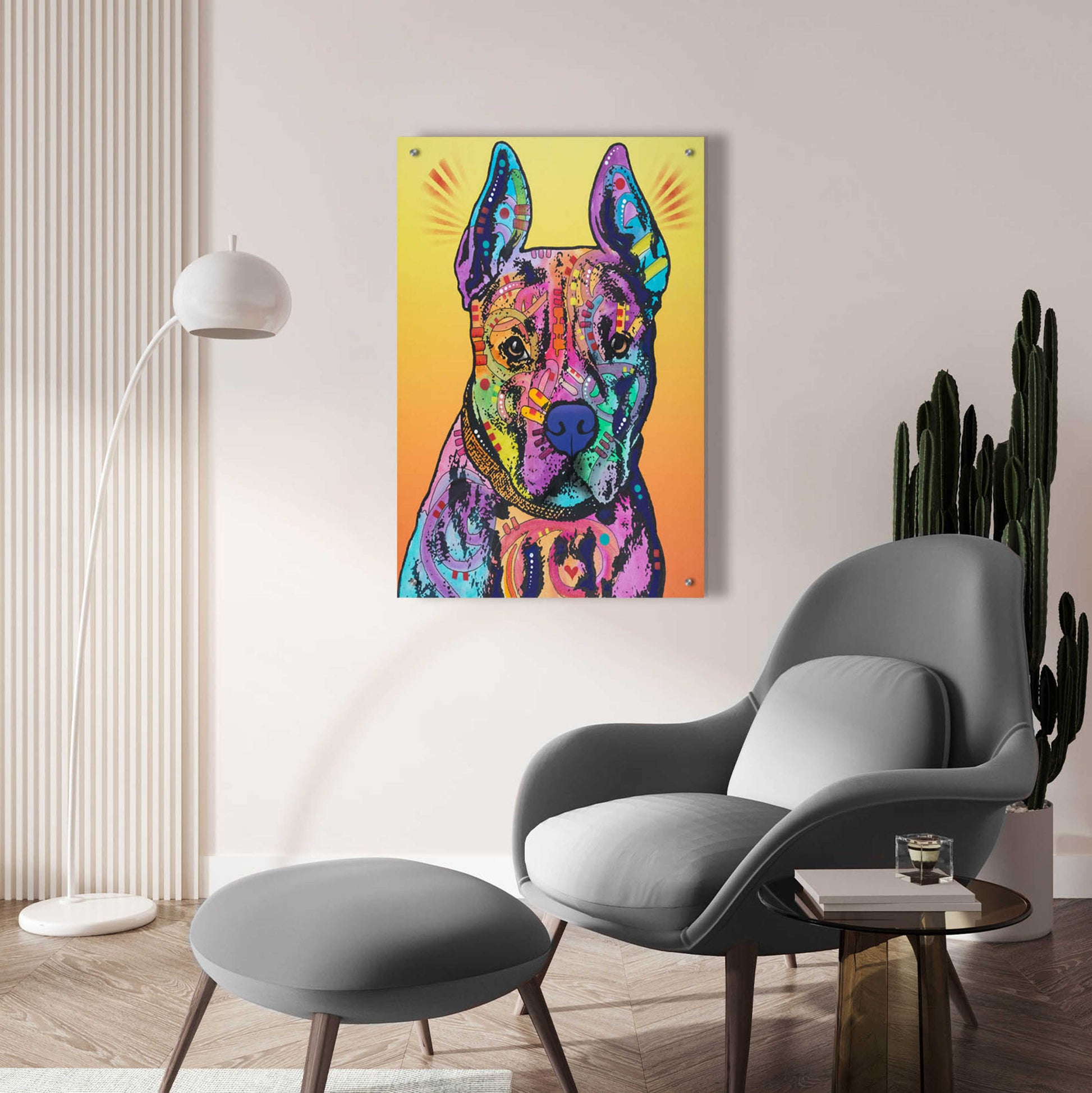 Epic Art 'Bugsy 2' by Dean Russo, Acrylic Glass Wall Art,24x36