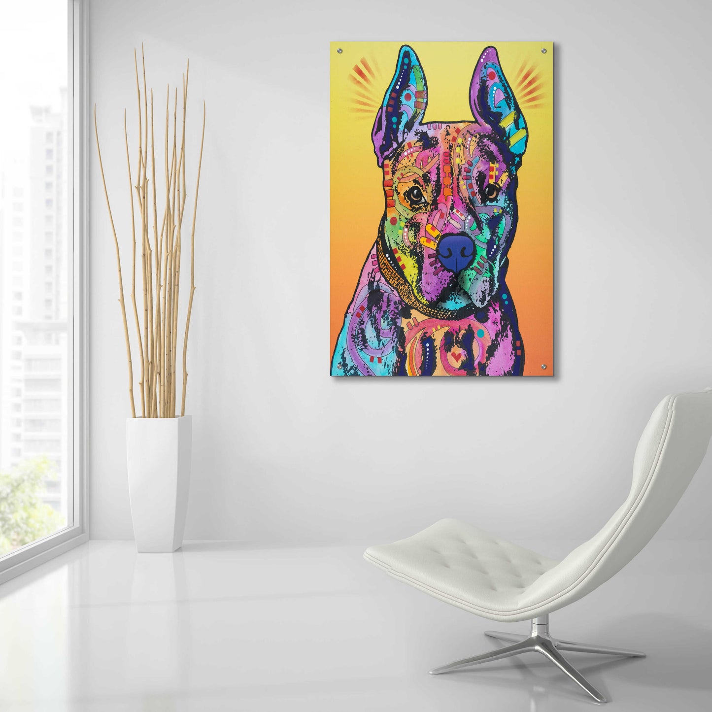 Epic Art 'Bugsy 2' by Dean Russo, Acrylic Glass Wall Art,24x36