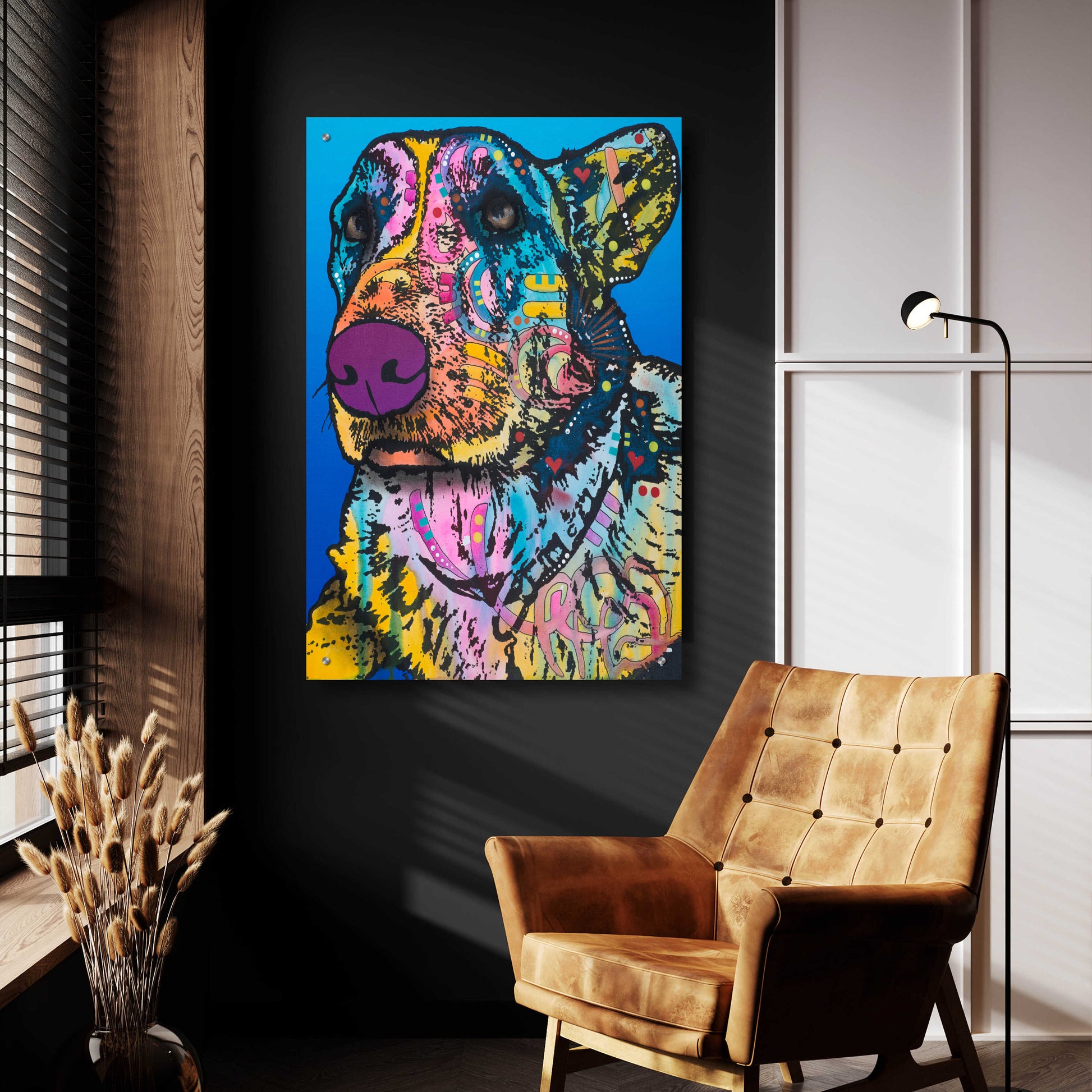 Epic Art 'Walter 12' by Dean Russo, Acrylic Glass Wall Art,24x36