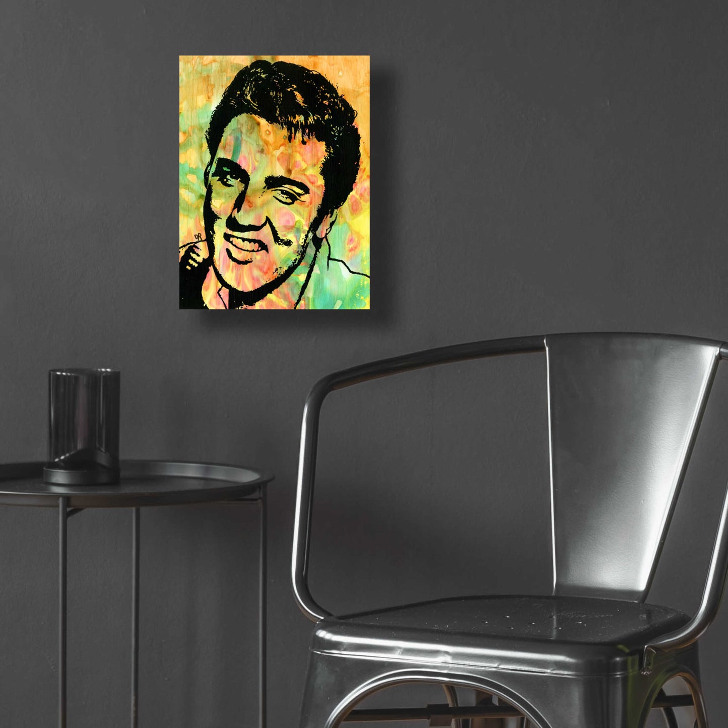 Epic Art 'Elvis 3' by Dean Russo, Acrylic Glass Wall Art,12x16