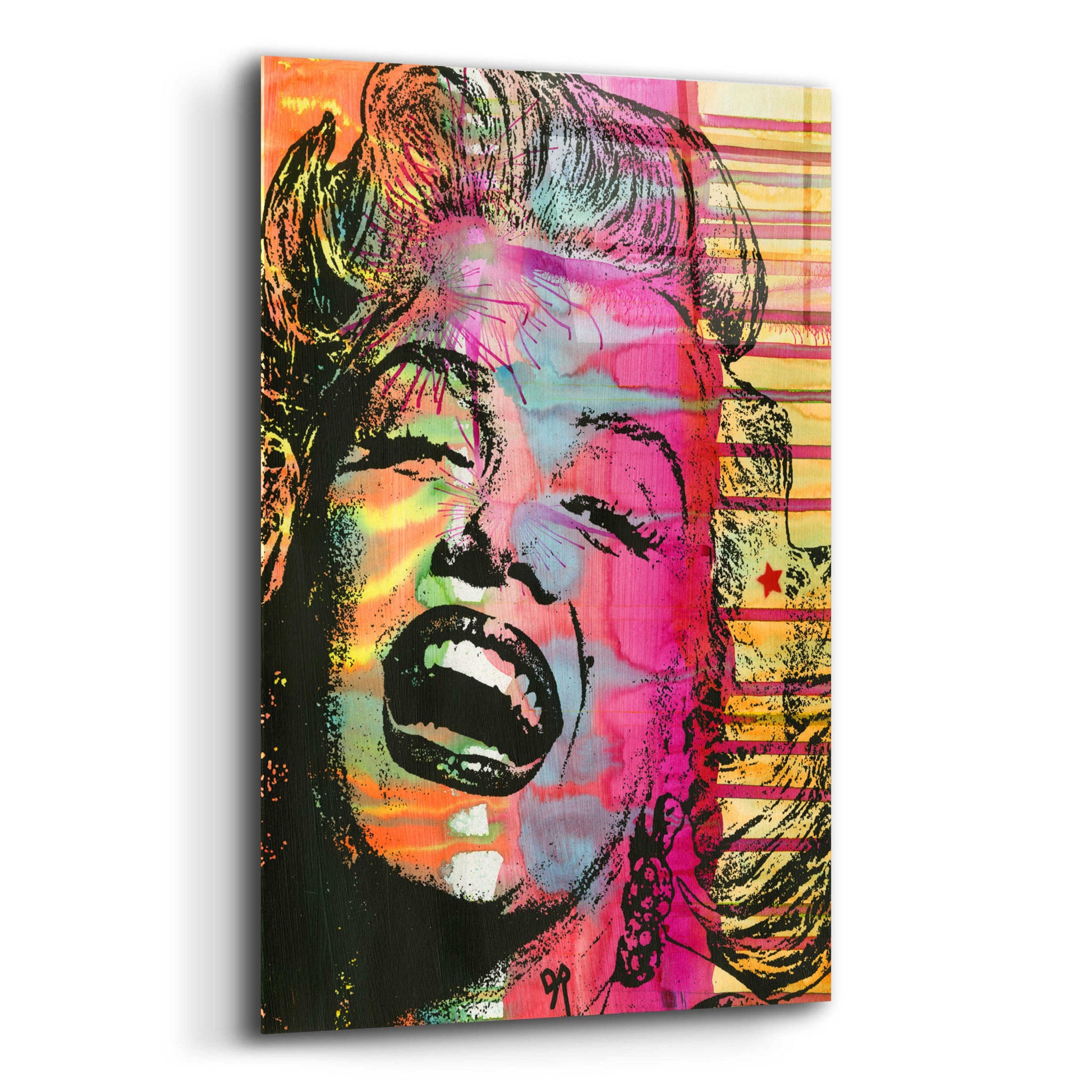 Epic Art 'Marilyn' by Dean Russo, Acrylic Glass Wall Art,12x16