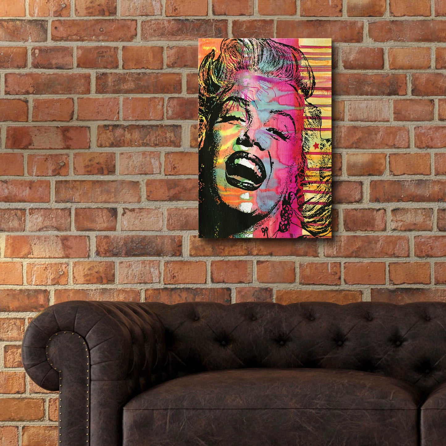 Epic Art 'Marilyn' by Dean Russo, Acrylic Glass Wall Art,16x24