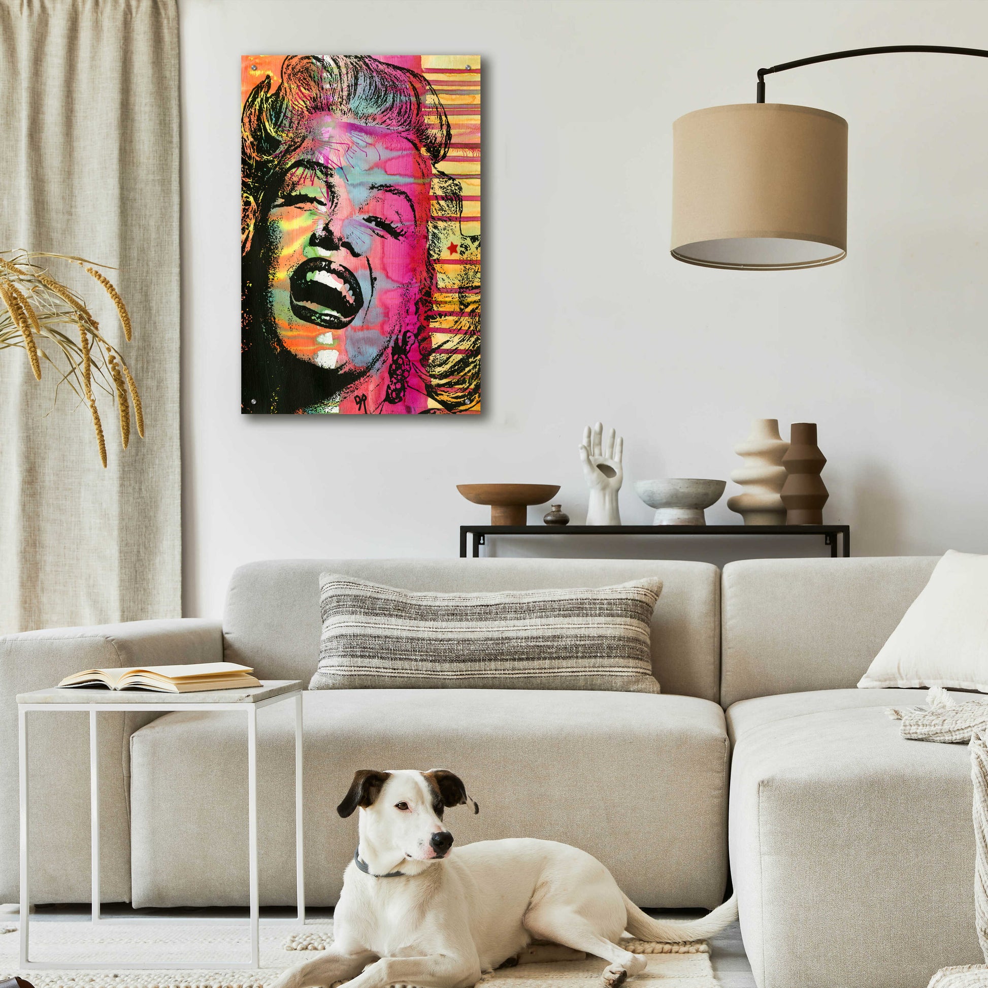 Epic Art 'Marilyn' by Dean Russo, Acrylic Glass Wall Art,24x36