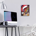 Epic Art 'Abyssinian Christmas Edition' by Dean Russo, Acrylic Glass Wall Art,12x16