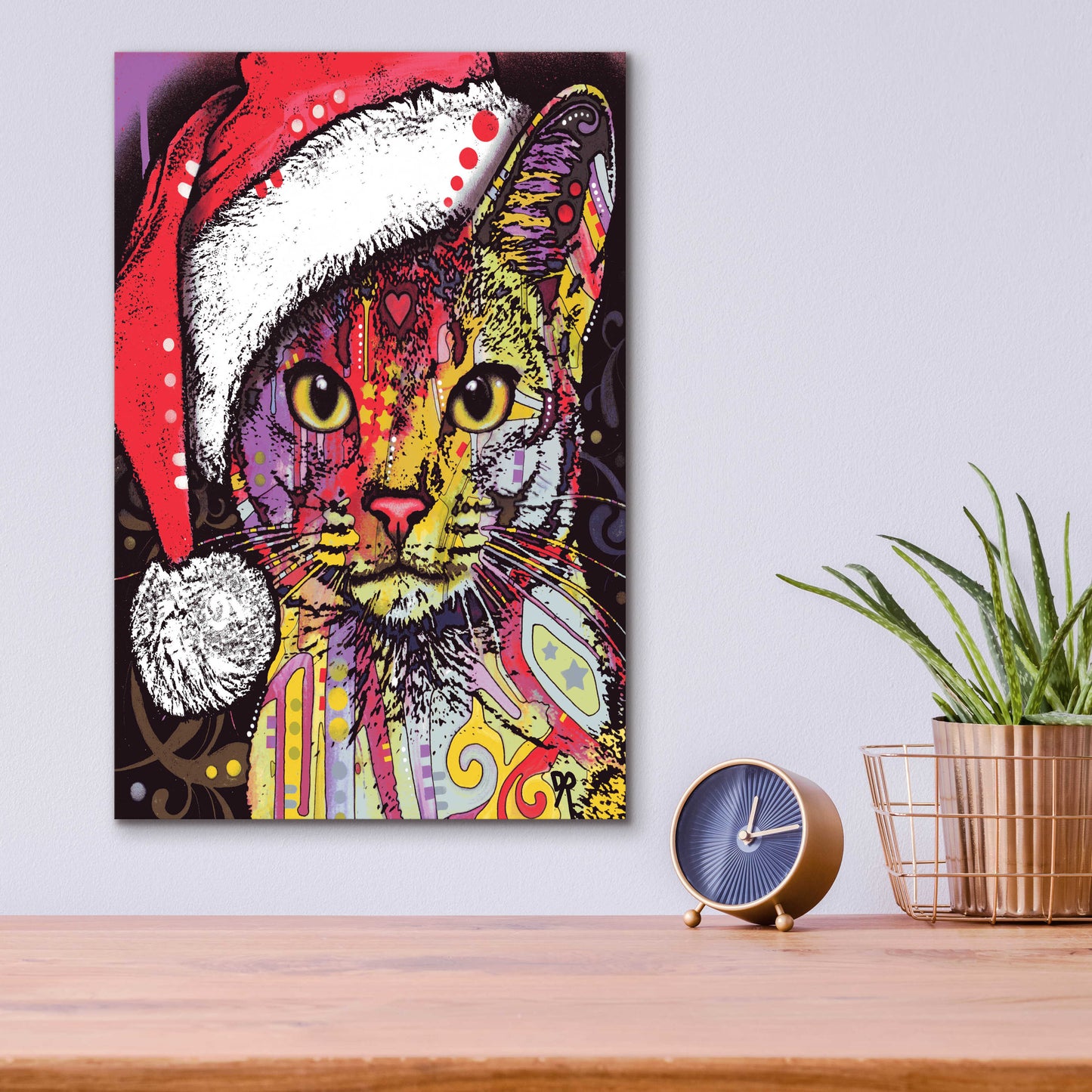 Epic Art 'Abyssinian Christmas Edition' by Dean Russo, Acrylic Glass Wall Art,12x16