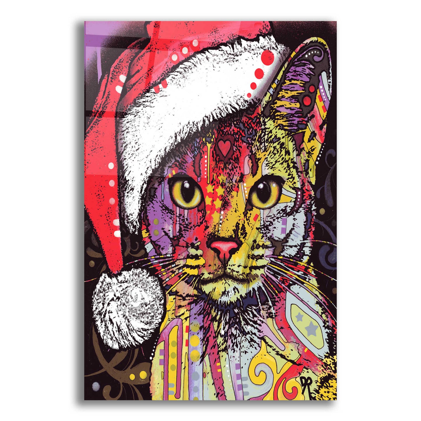 Epic Art 'Abyssinian Christmas Edition' by Dean Russo, Acrylic Glass Wall Art,12x16