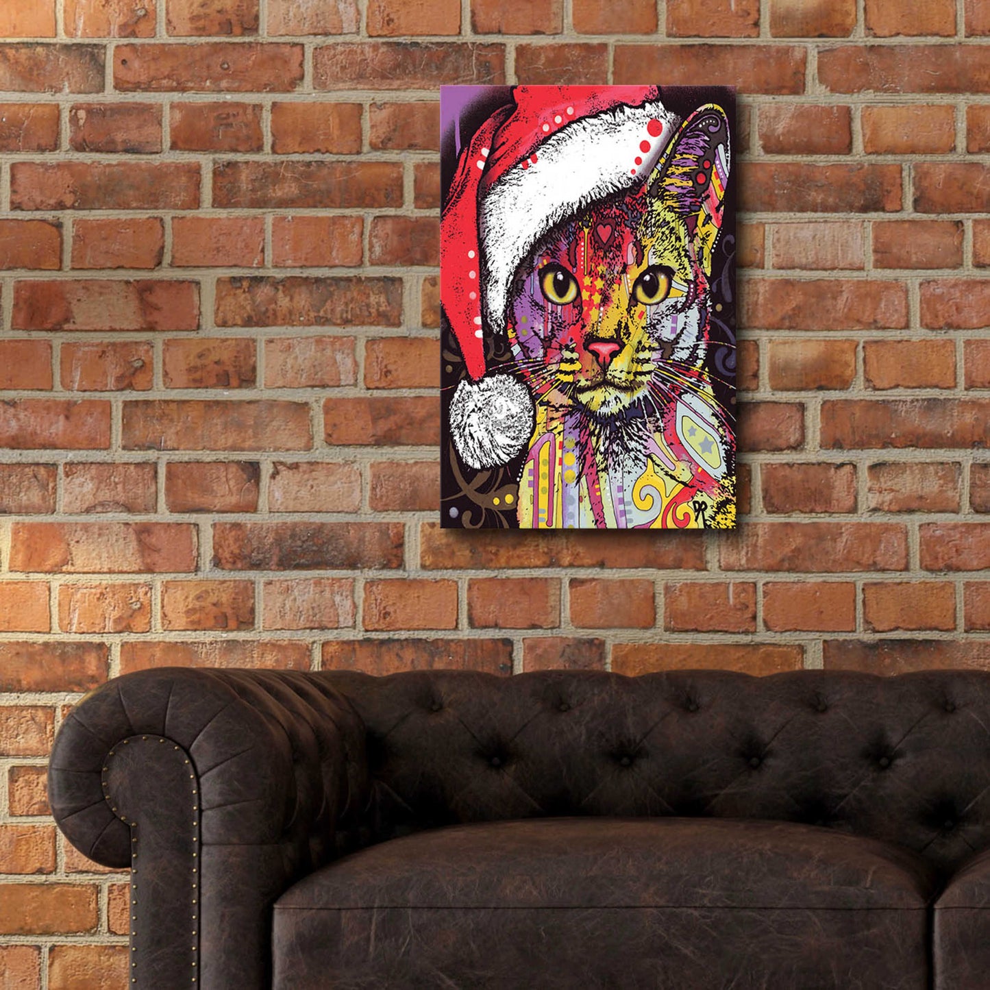Epic Art 'Abyssinian Christmas Edition' by Dean Russo, Acrylic Glass Wall Art,16x24