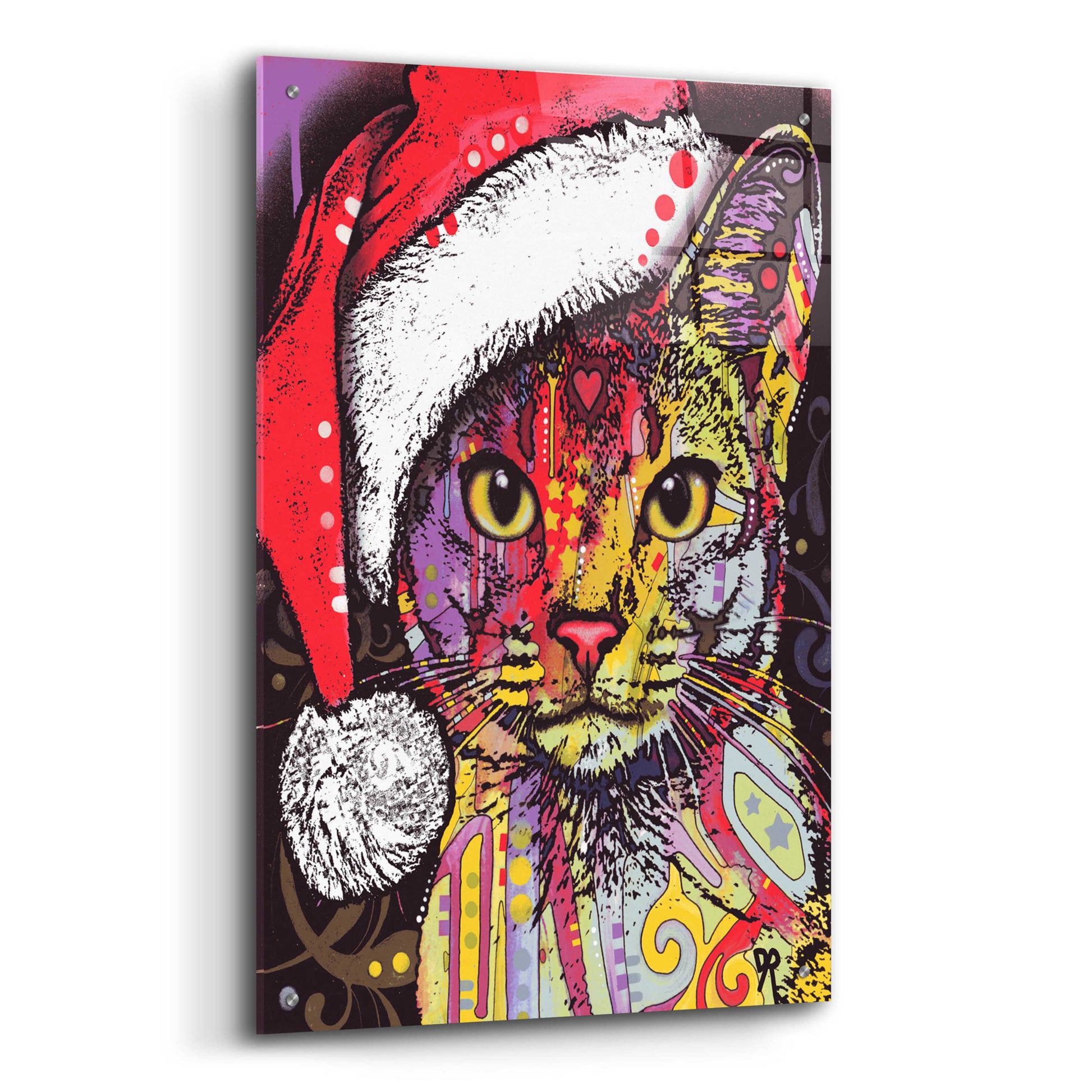 Epic Art 'Abyssinian Christmas Edition' by Dean Russo, Acrylic Glass Wall Art,24x36