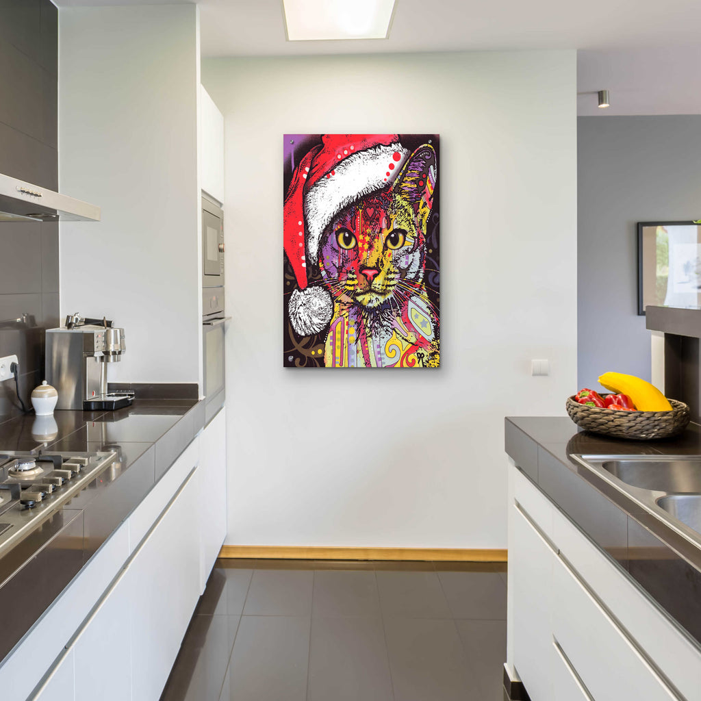 Epic Art 'Abyssinian Christmas Edition' by Dean Russo, Acrylic Glass Wall Art,24x36