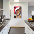 Epic Art 'Abyssinian Christmas Edition' by Dean Russo, Acrylic Glass Wall Art,24x36