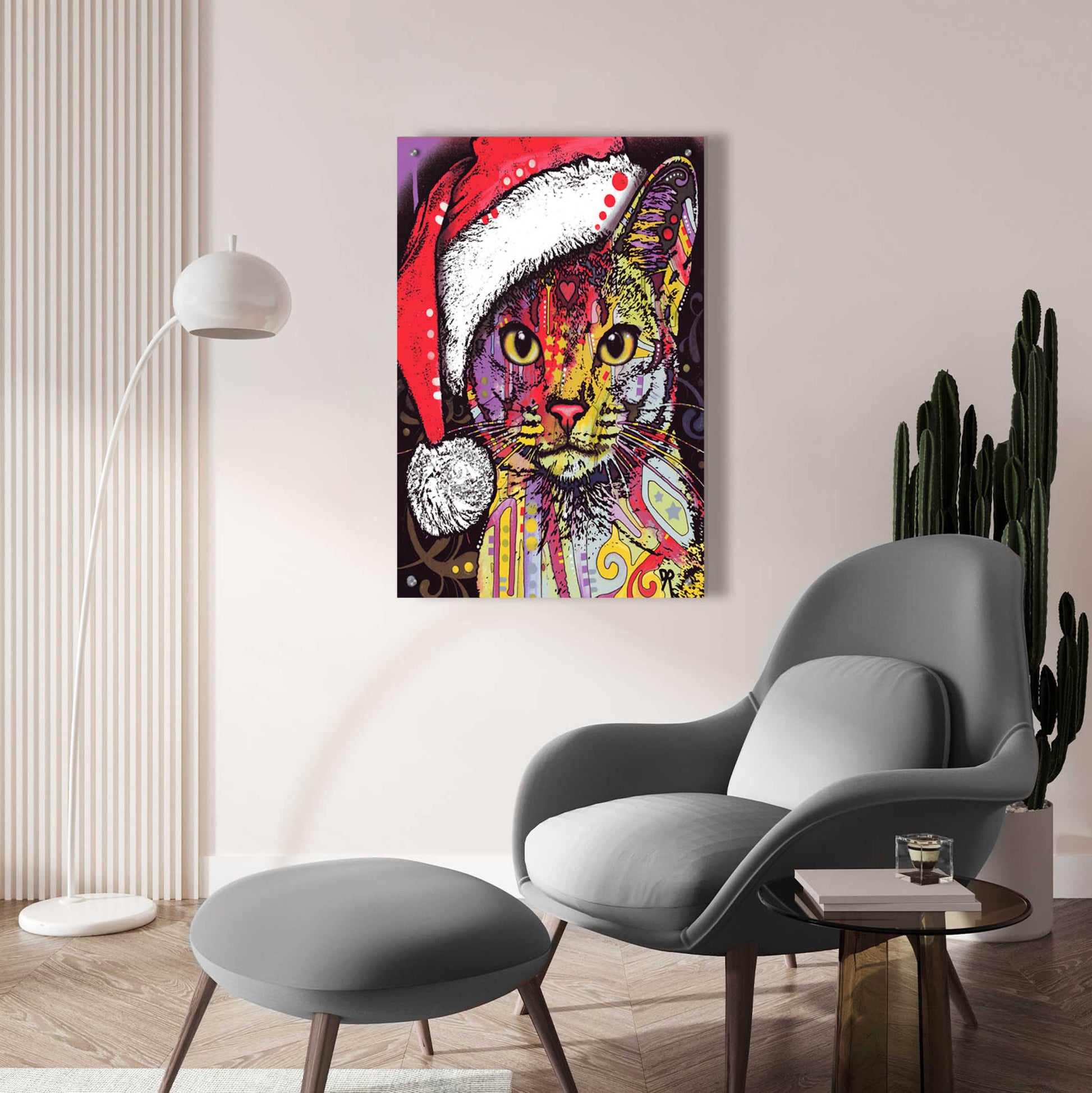 Epic Art 'Abyssinian Christmas Edition' by Dean Russo, Acrylic Glass Wall Art,24x36
