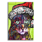 Epic Art 'Watchful Cat Christmas Edition' by Dean Russo, Acrylic Glass Wall Art