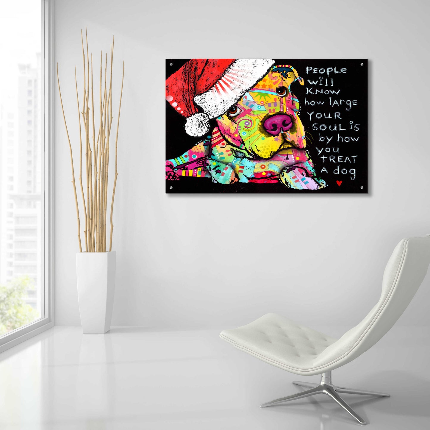 Epic Art 'Firu Christmas' by Dean Russo, Acrylic Glass Wall Art,36x24