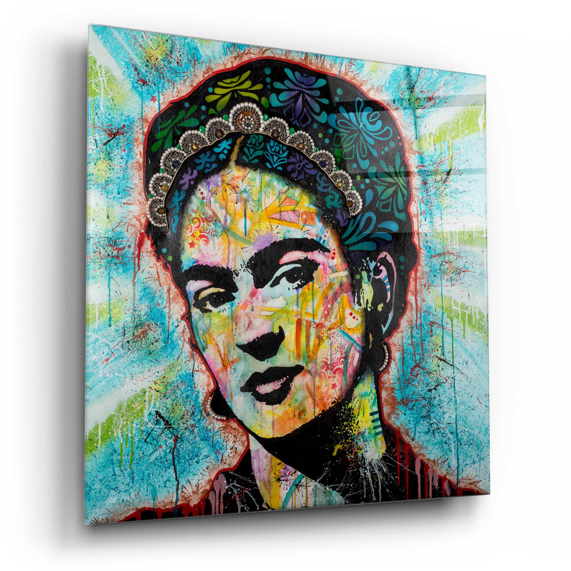 Epic Art 'Frida' by Dean Russo, Acrylic Glass Wall Art,12x12