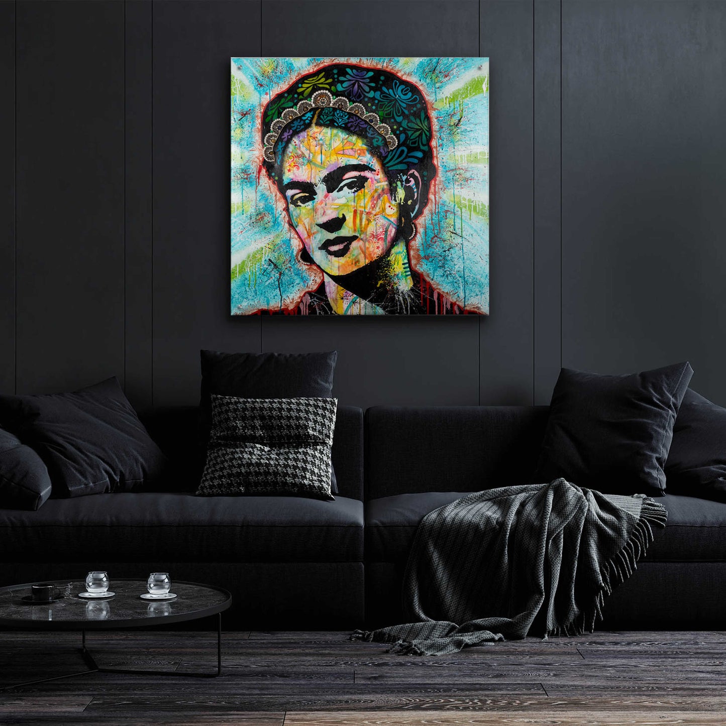 Epic Art 'Frida' by Dean Russo, Acrylic Glass Wall Art,36x36