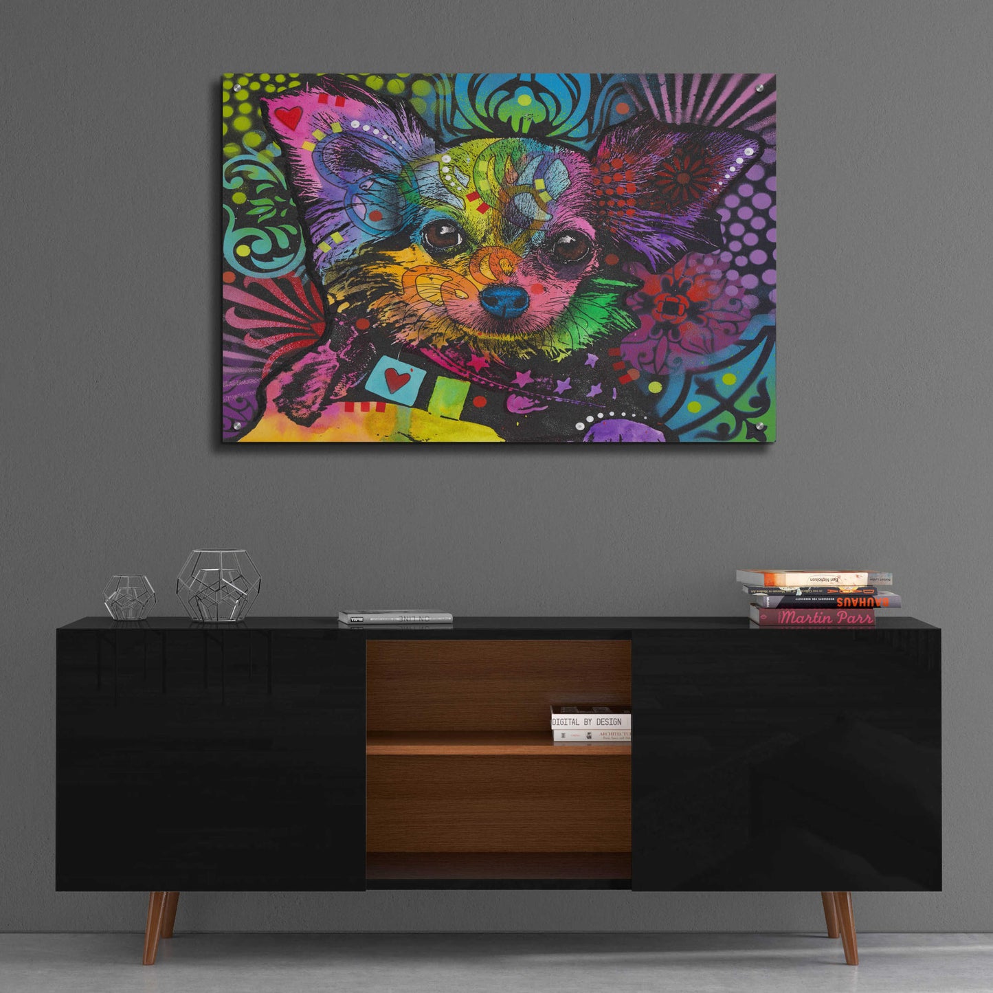 Epic Art 'Chi Chi' by Dean Russo, Acrylic Glass Wall Art,36x24