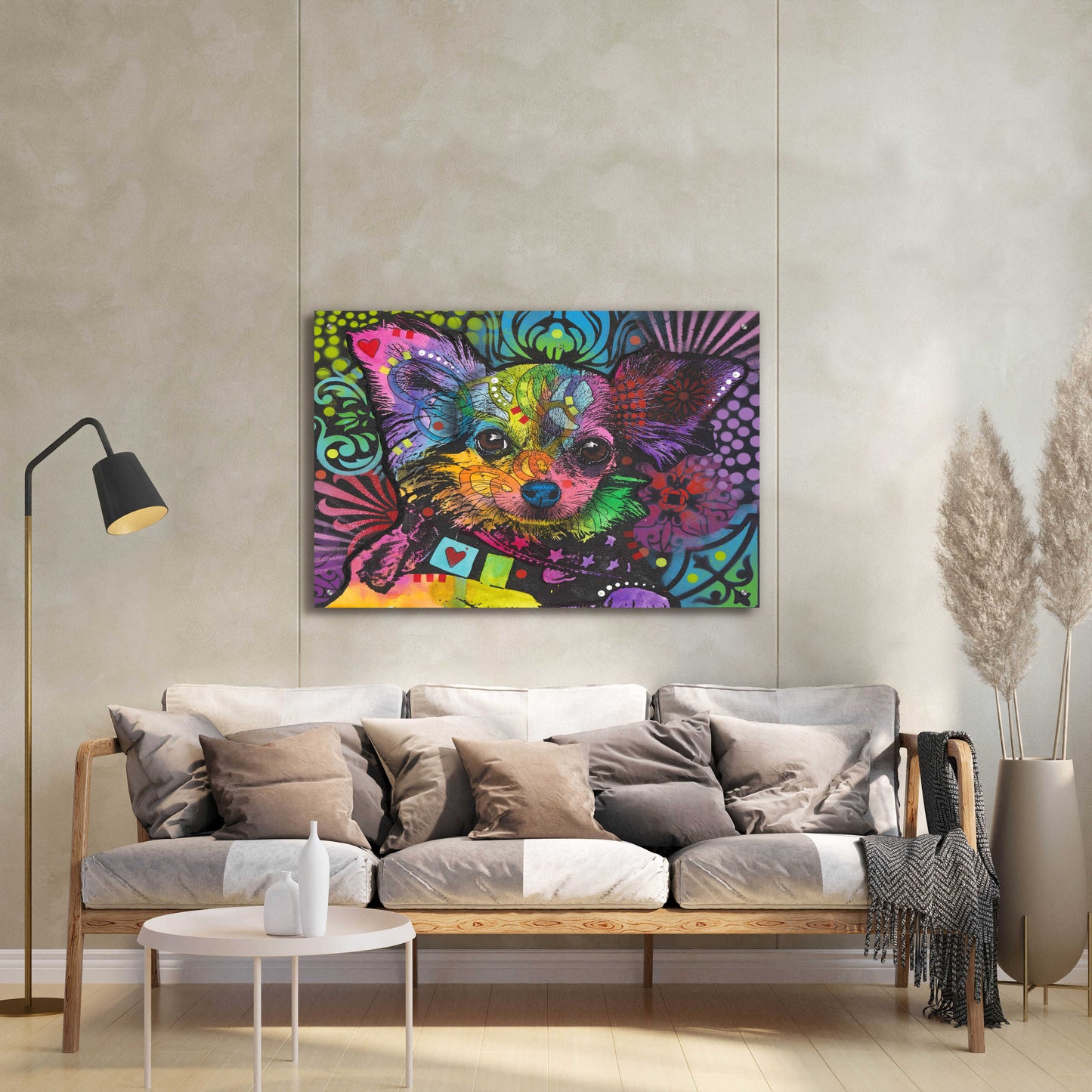 Epic Art 'Chi Chi' by Dean Russo, Acrylic Glass Wall Art,36x24